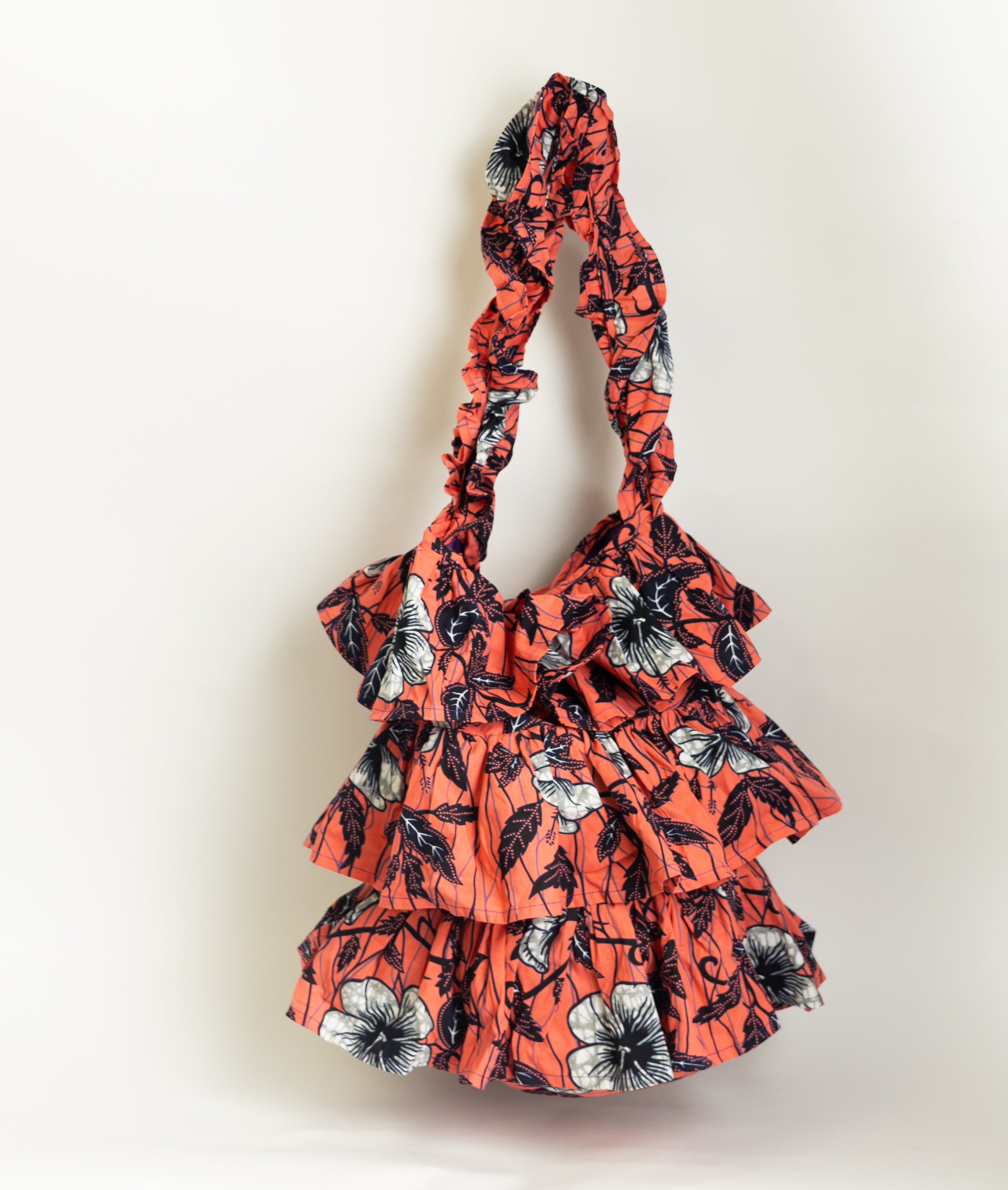 Kitenge Frill Shoulder Bag 341