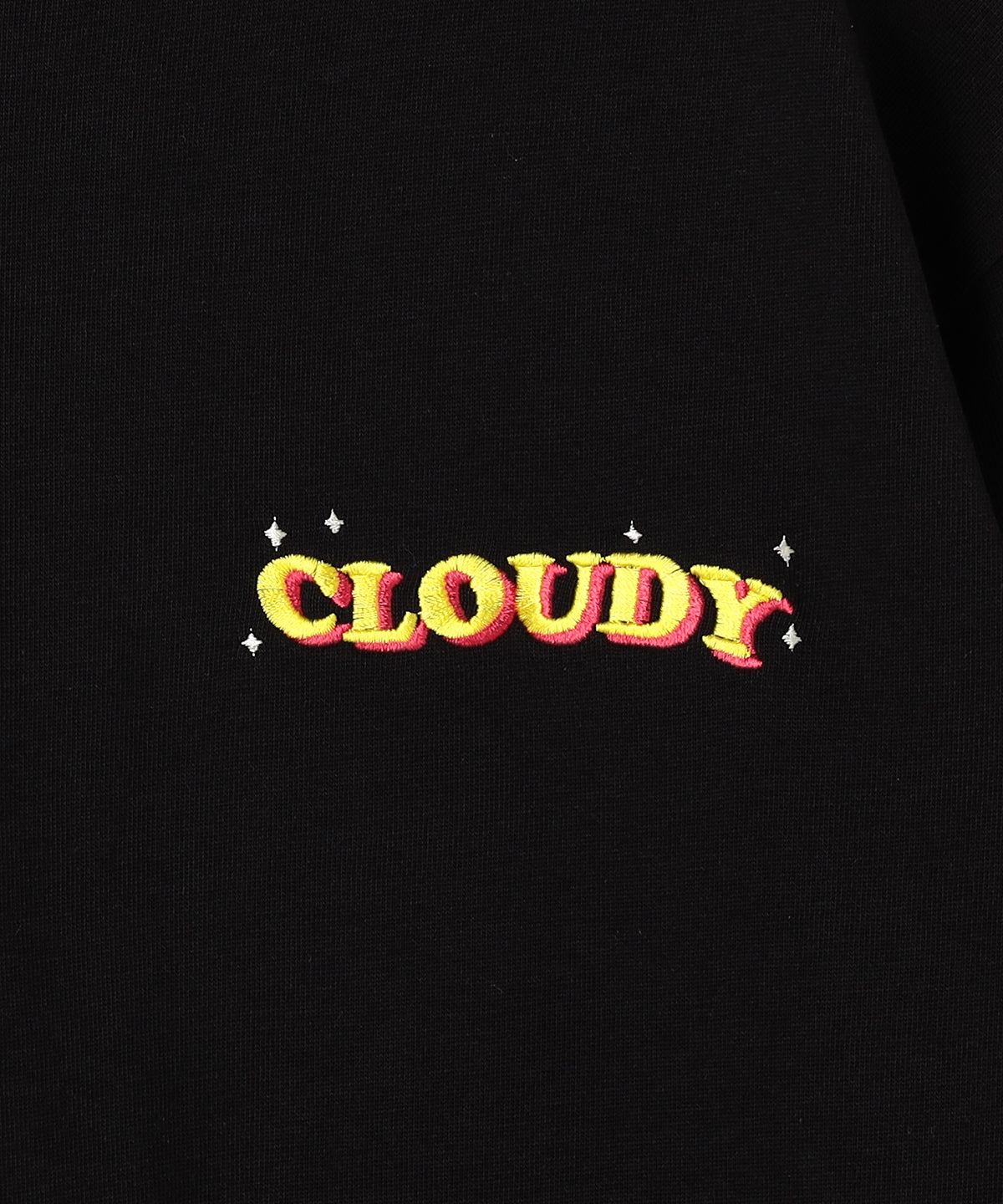 Long Sleeve T-Shirts Embroidary Logo BLACK