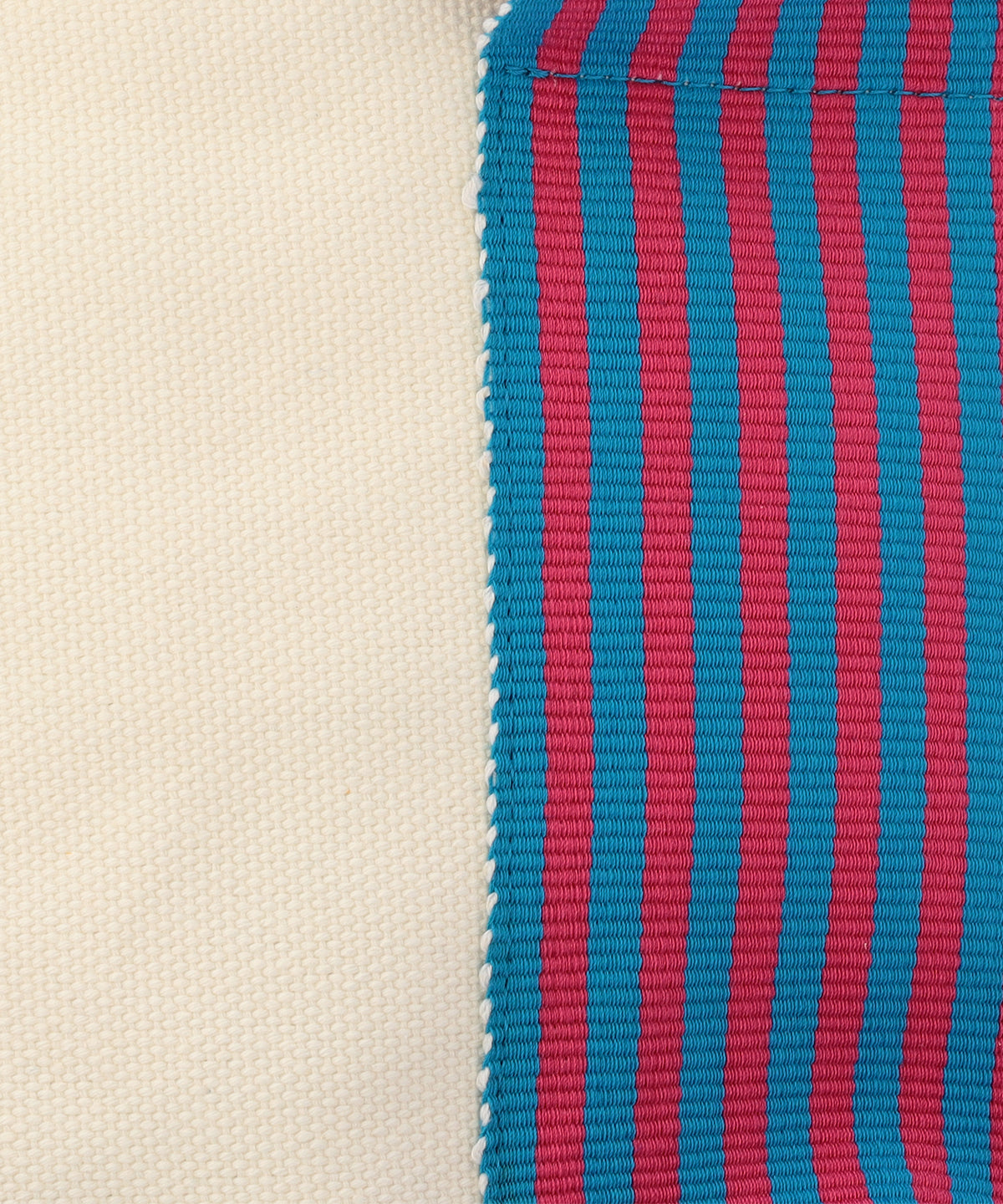 フリンジケンテキャンバストート(Sサイズ)BLUE×PINK