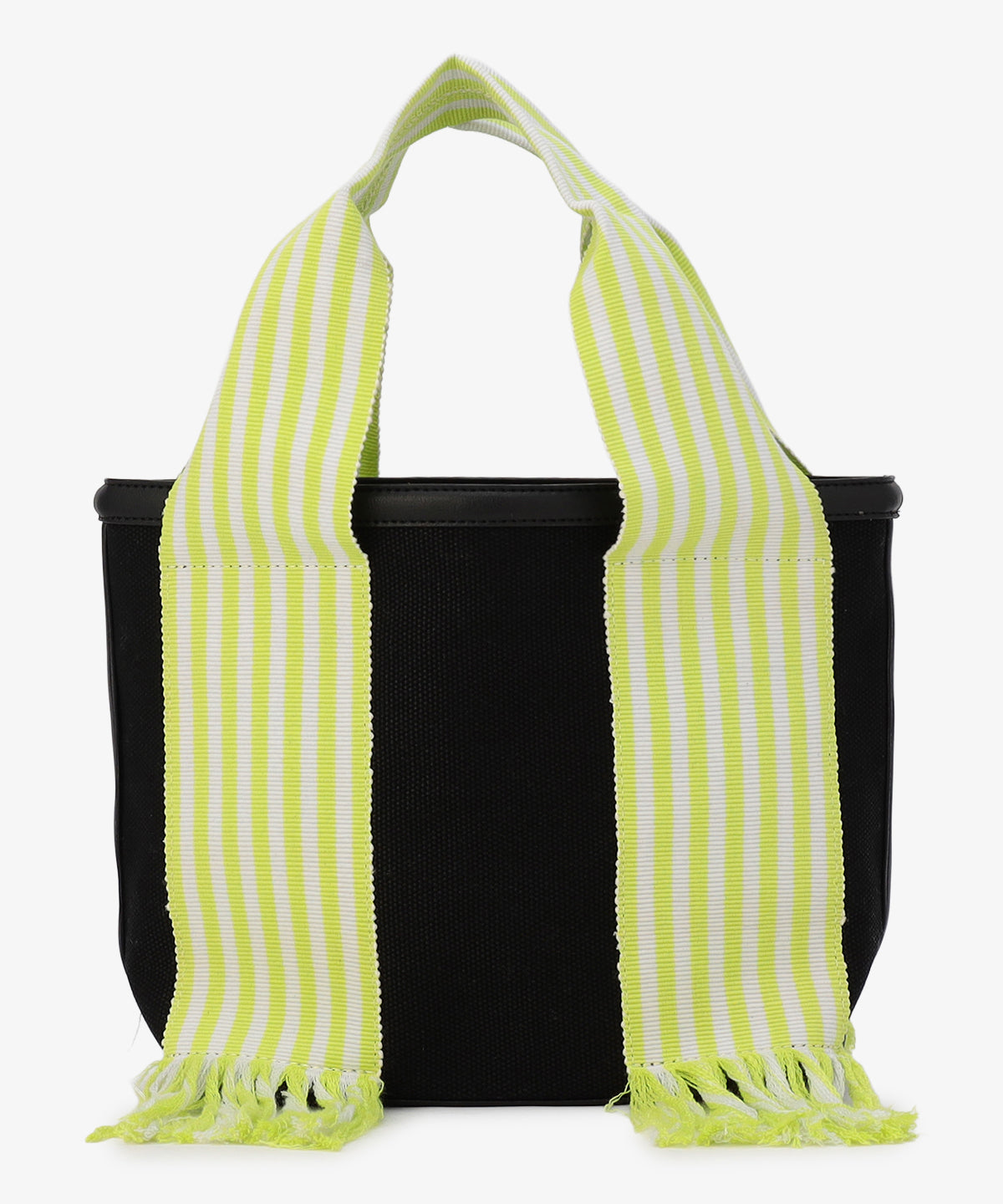 フリンジケンテキャンバストート(Sサイズ)LIME×WHITE
