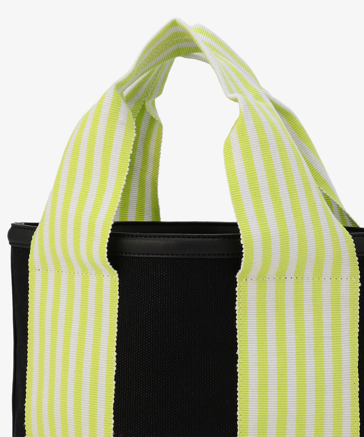 フリンジケンテキャンバストート(Sサイズ)LIME×WHITE