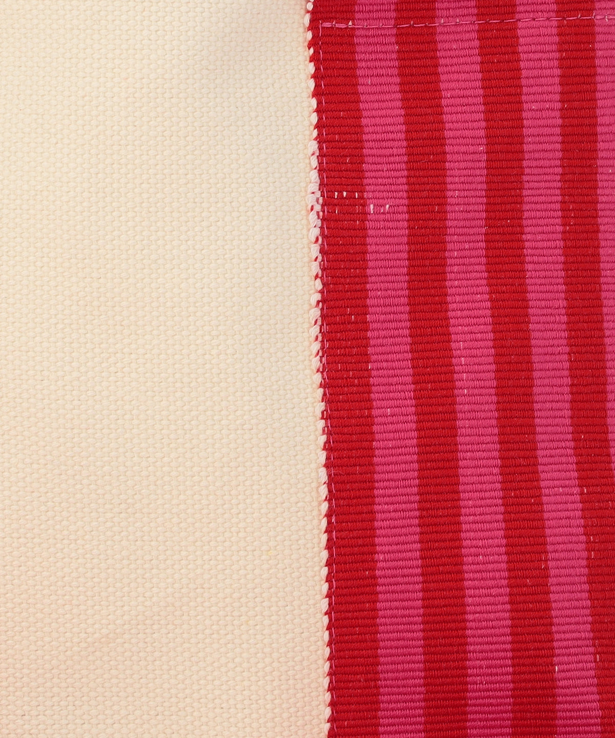 フリンジケンテキャンバストート(Sサイズ)PINK×RED