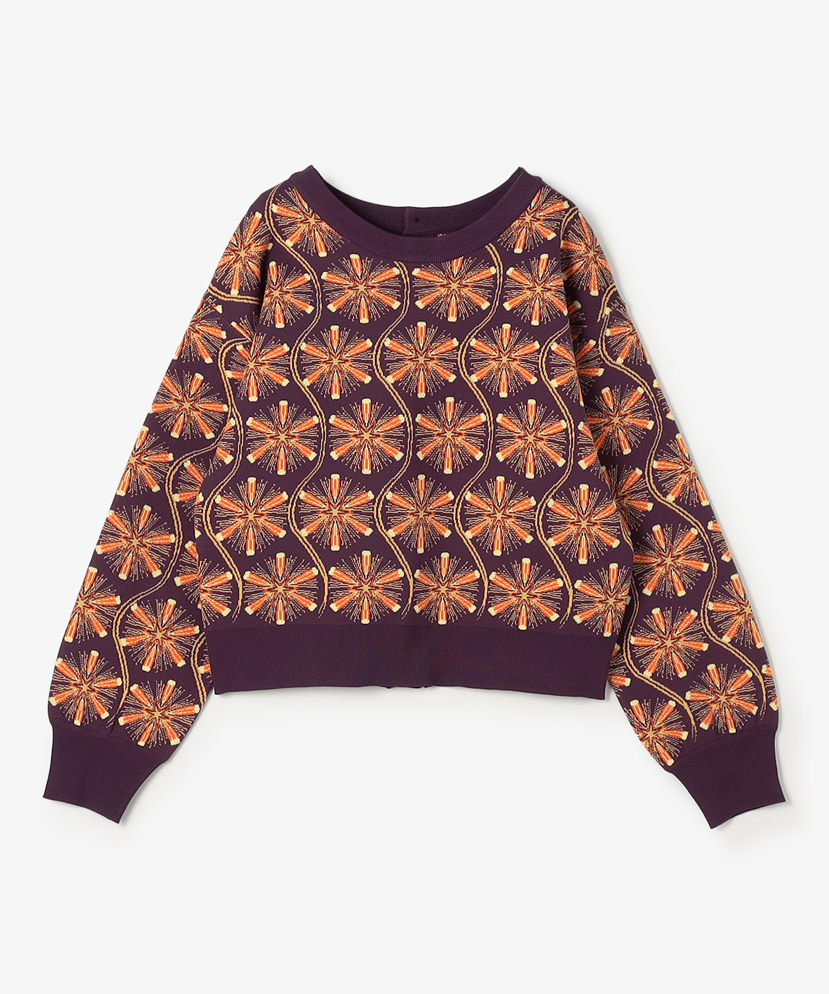 2WAYニットカーディガン STAR THUNDER ORANGE