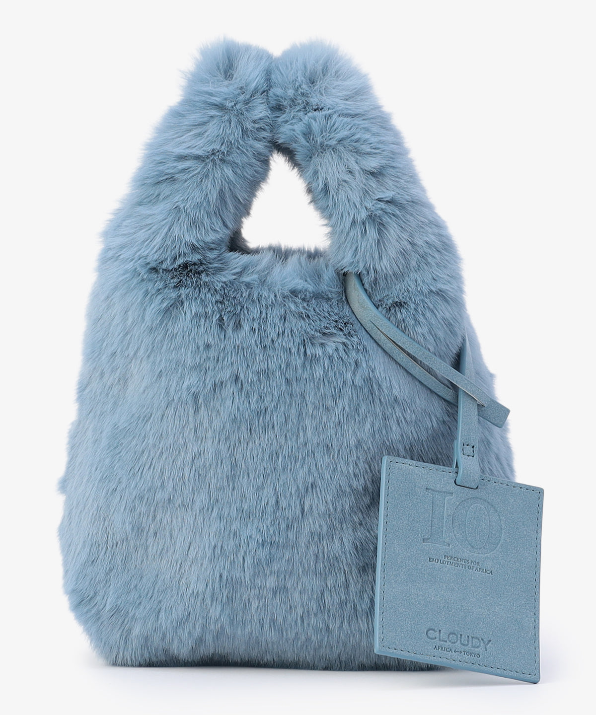 エコファーコンビニバッグ SAX