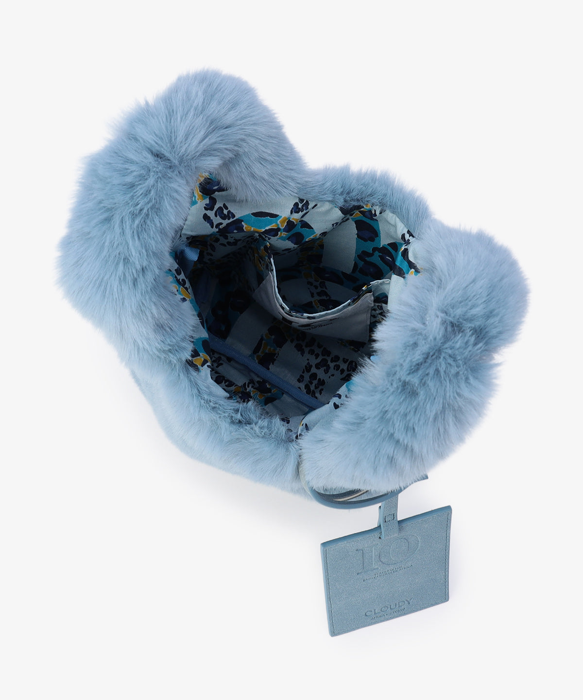 エコファーコンビニバッグ SAX