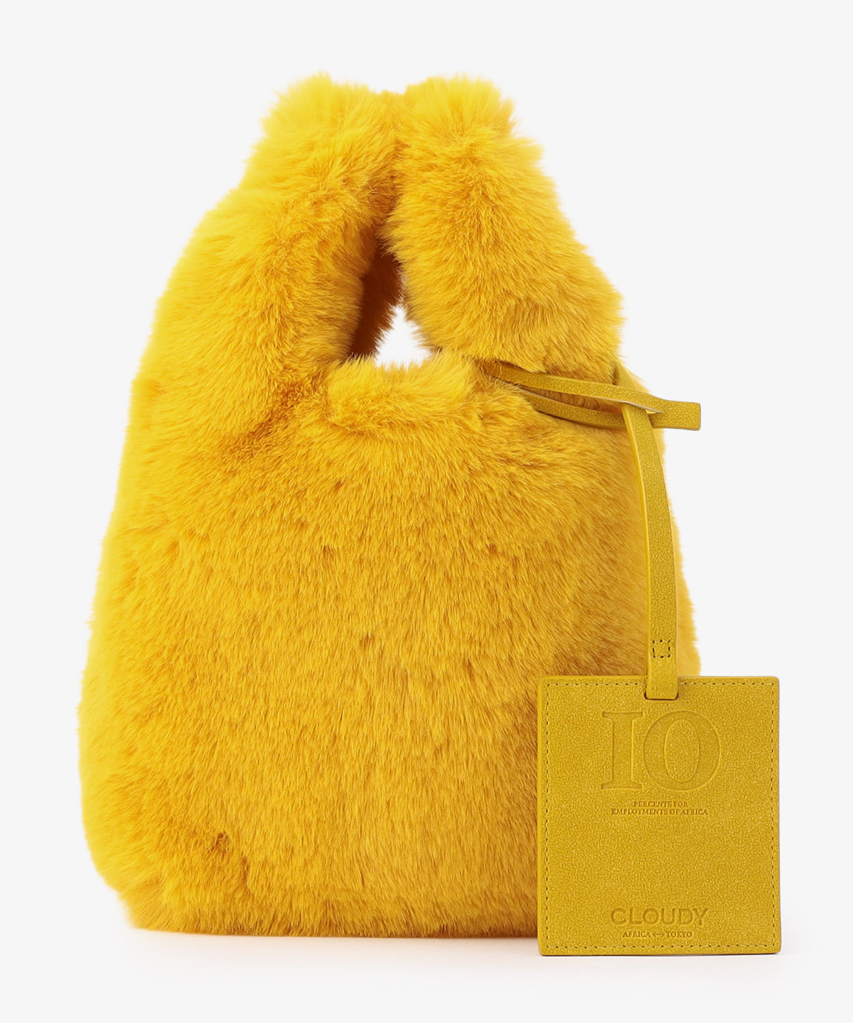 エコファーコンビニバッグ YELLOW