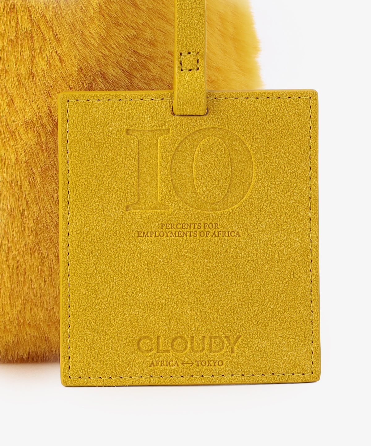 エコファーコンビニバッグ YELLOW