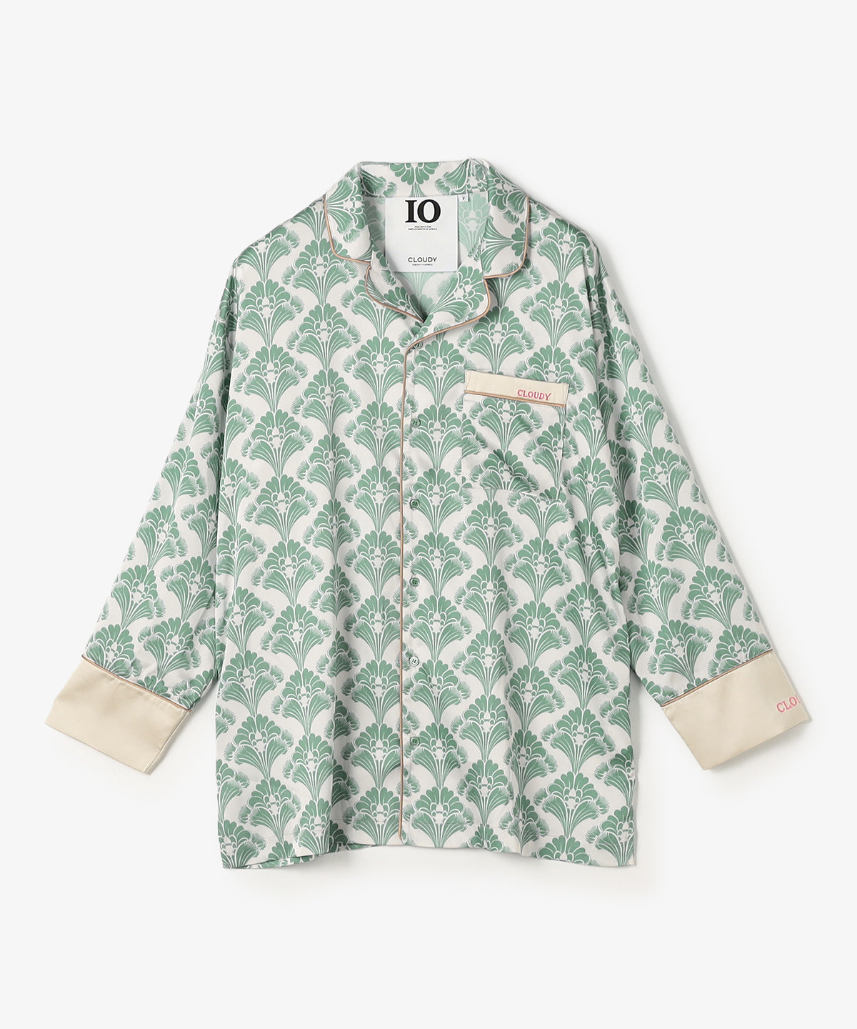 CLOUDY サテンパジャマセット Enigmatic elegance