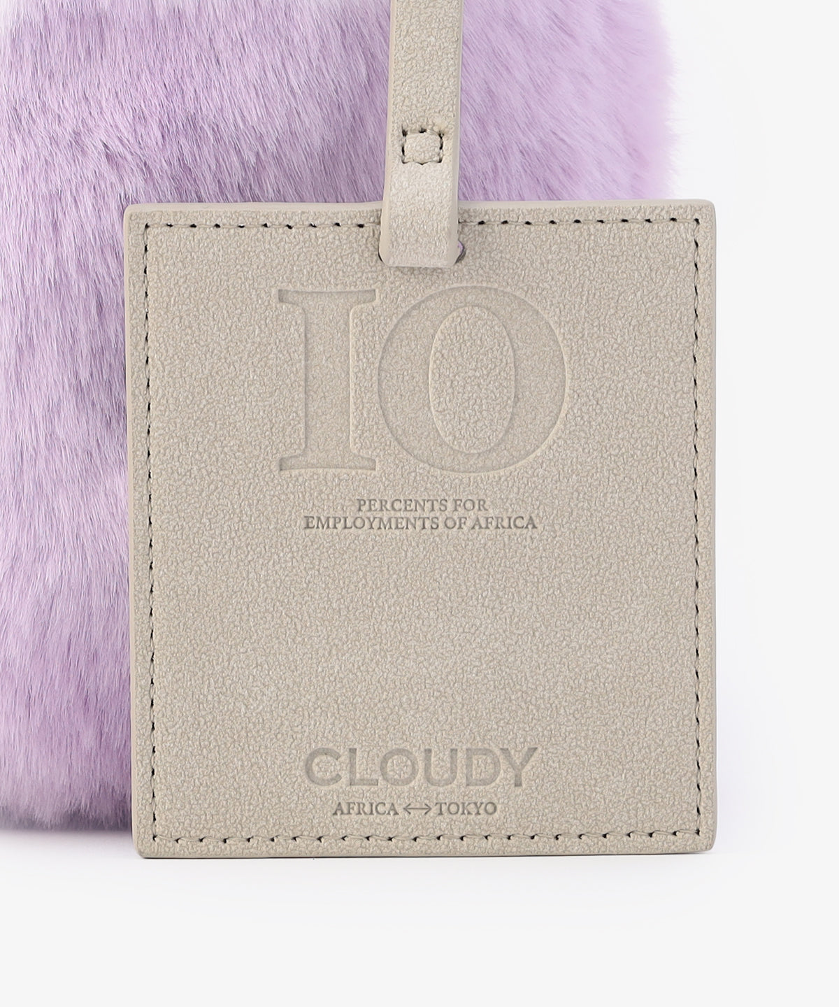 エコファーコンビニバッグ PURPLE