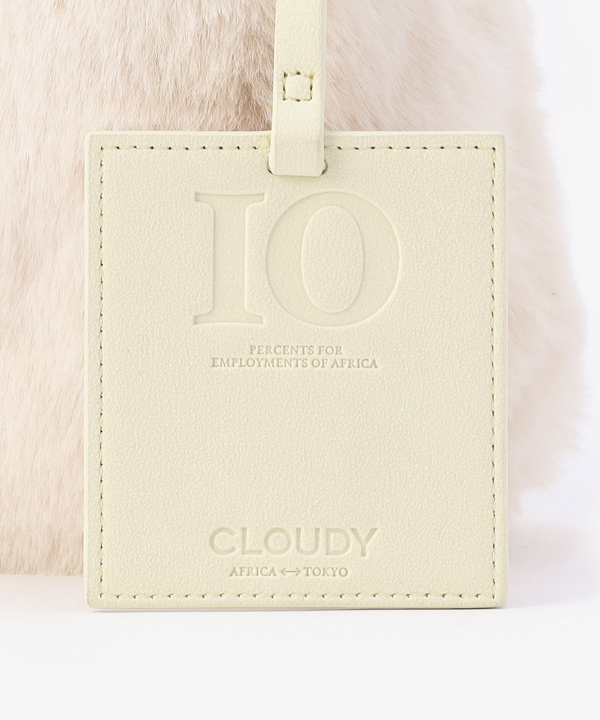 エコファーコンビニバッグ OFF WHITE