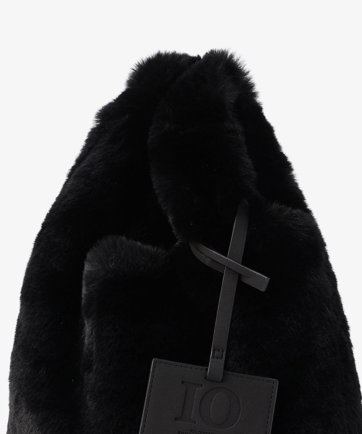 エコファーコンビニバッグ BLACK