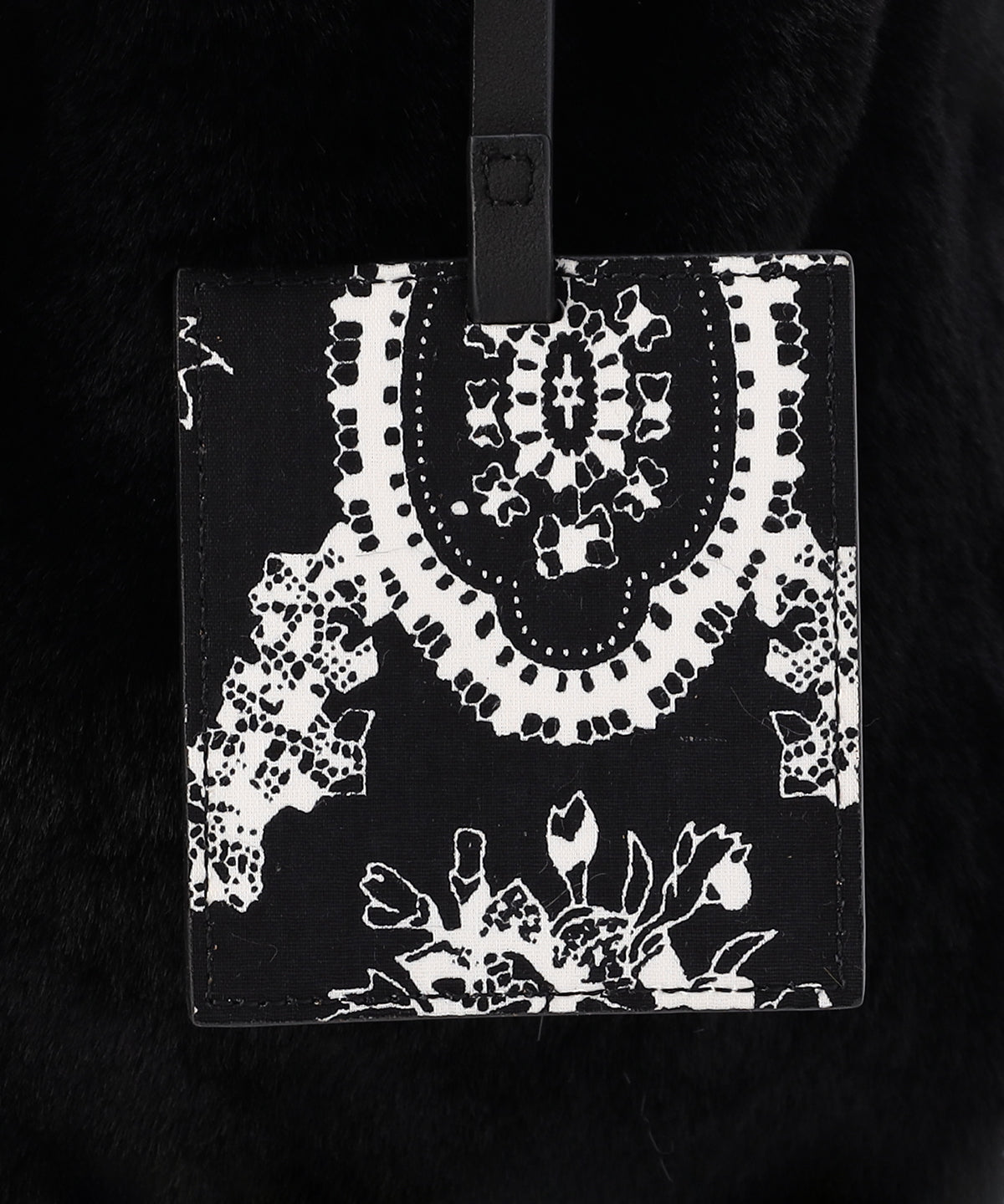 エコファーコンビニバッグ BLACK