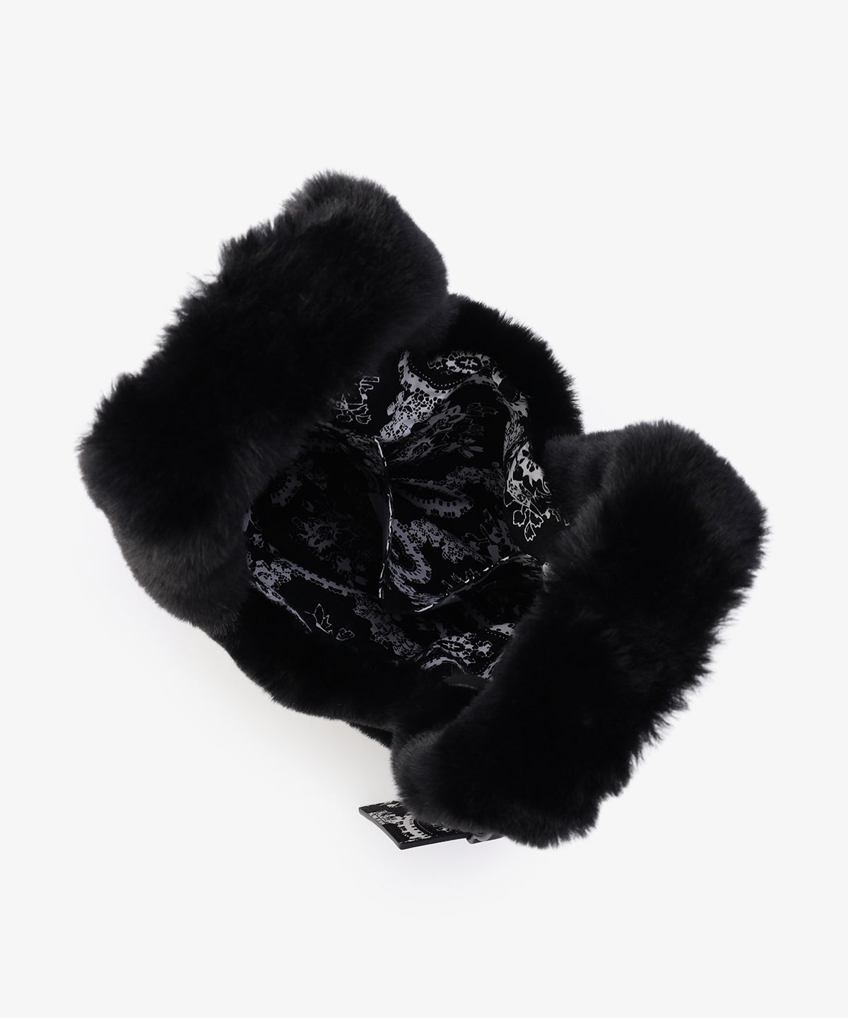 エコファーコンビニバッグ BLACK