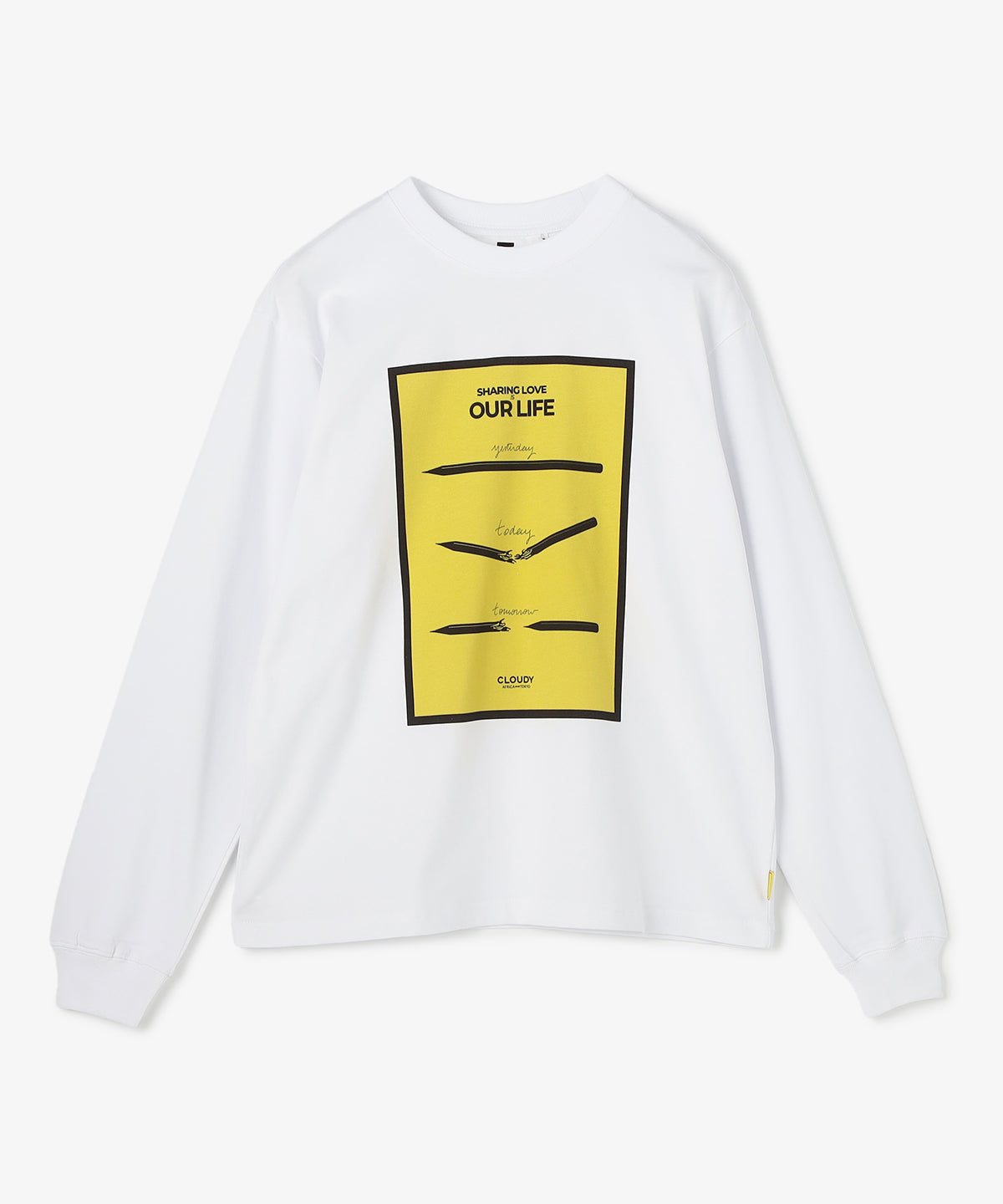 Long Sleeve T-Shirts OUR LIFE WHITE