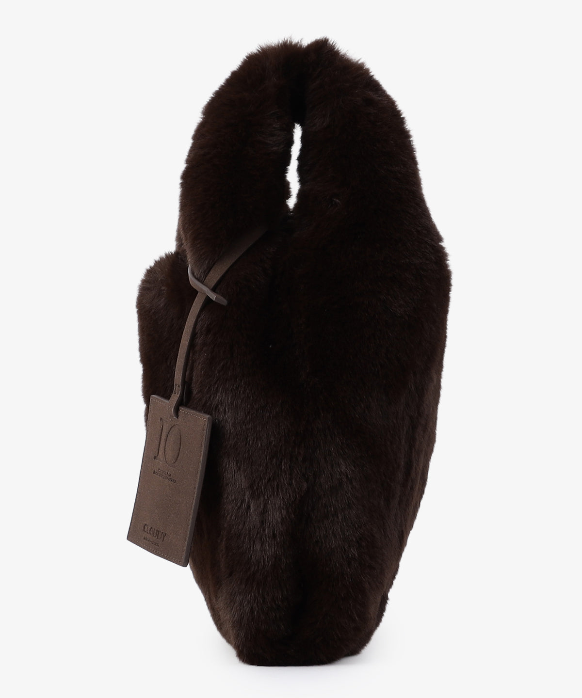 エコファーコンビニバッグ BROWN