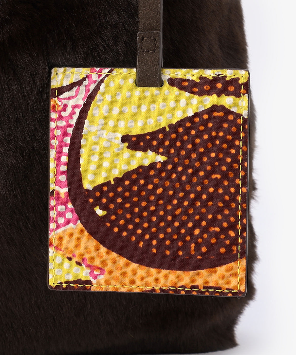 エコファーコンビニバッグ BROWN