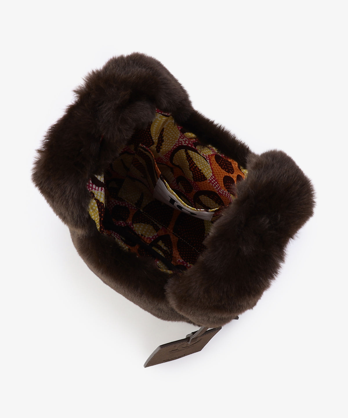 エコファーコンビニバッグ BROWN