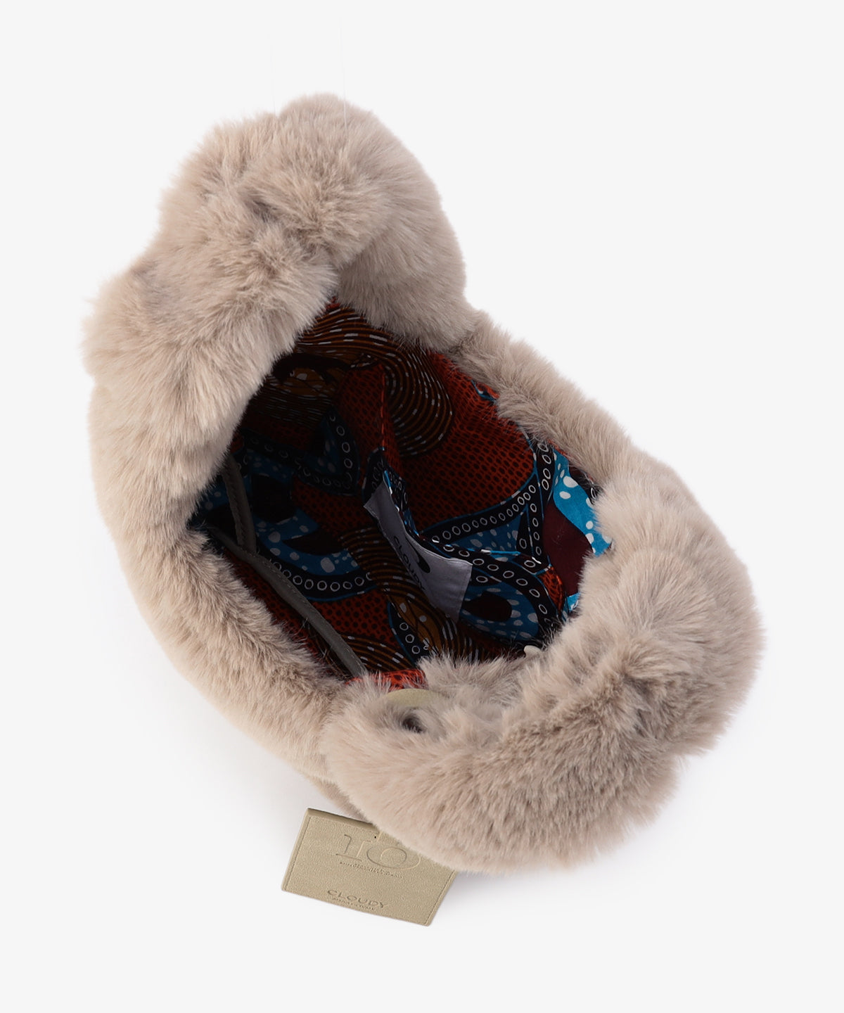 エコファーコンビニバッグ BEIGE