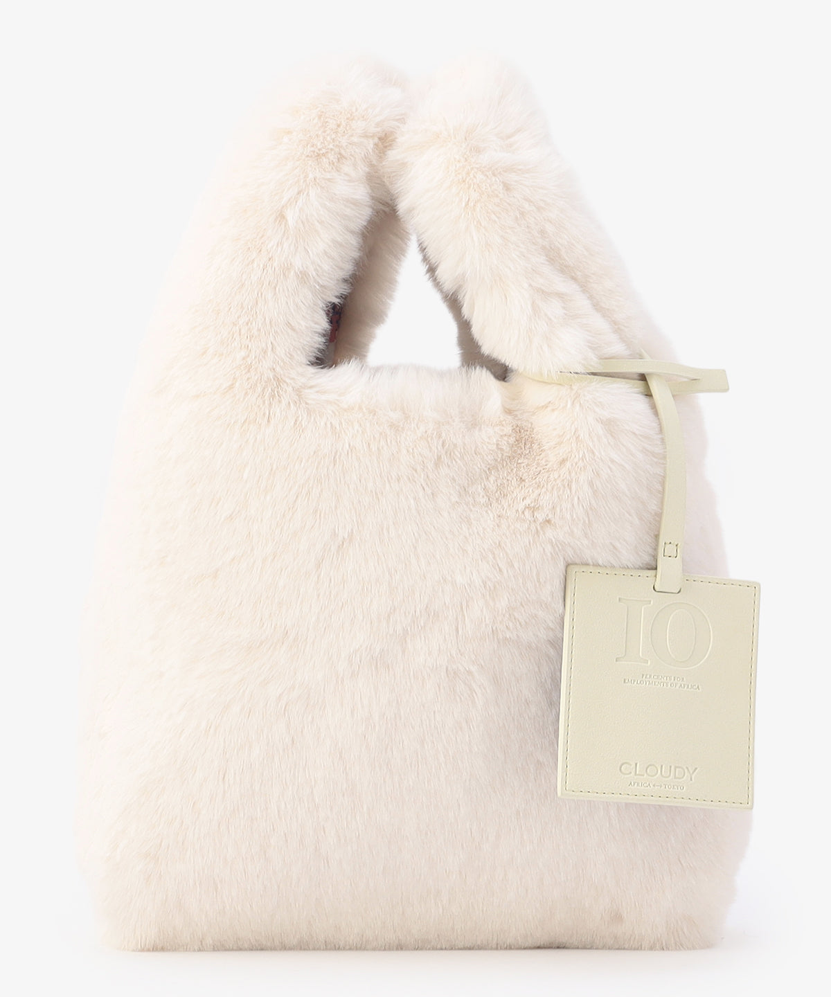 エコファーコンビニバッグ OFF WHITE