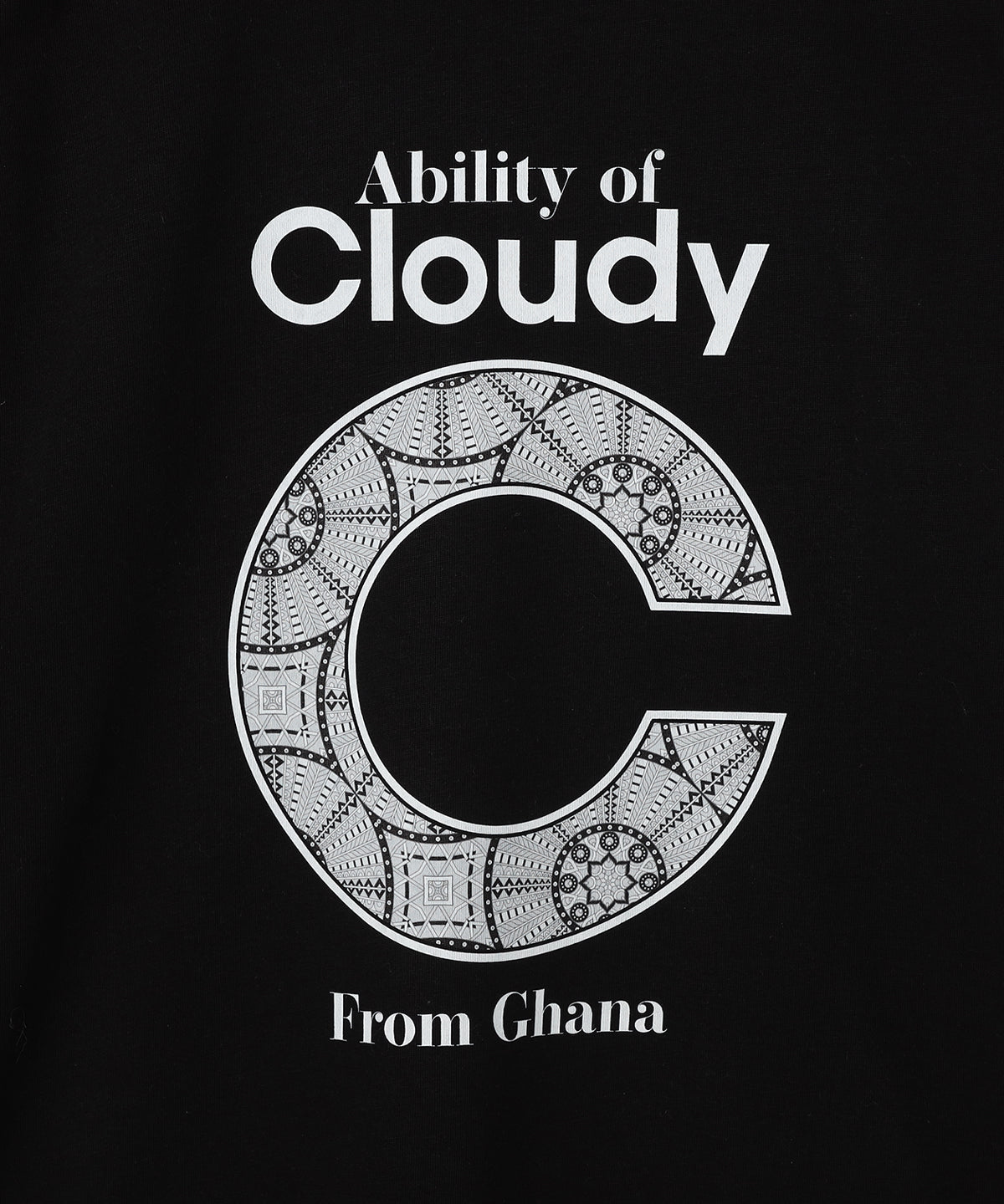 Lunch T-shirt Ability of CLOUDY BLACK