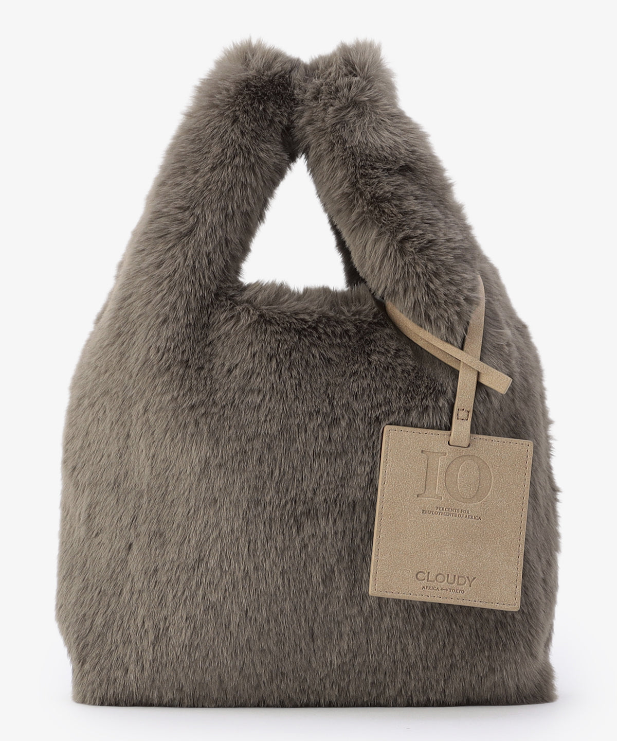 エコファーコンビニバッグ GREIGE