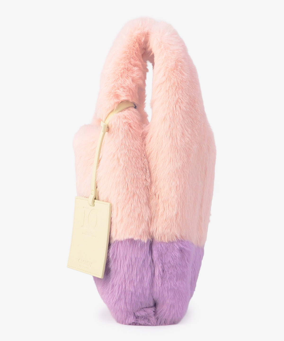 エコファーコンビニバッグ PINKxPURPLE