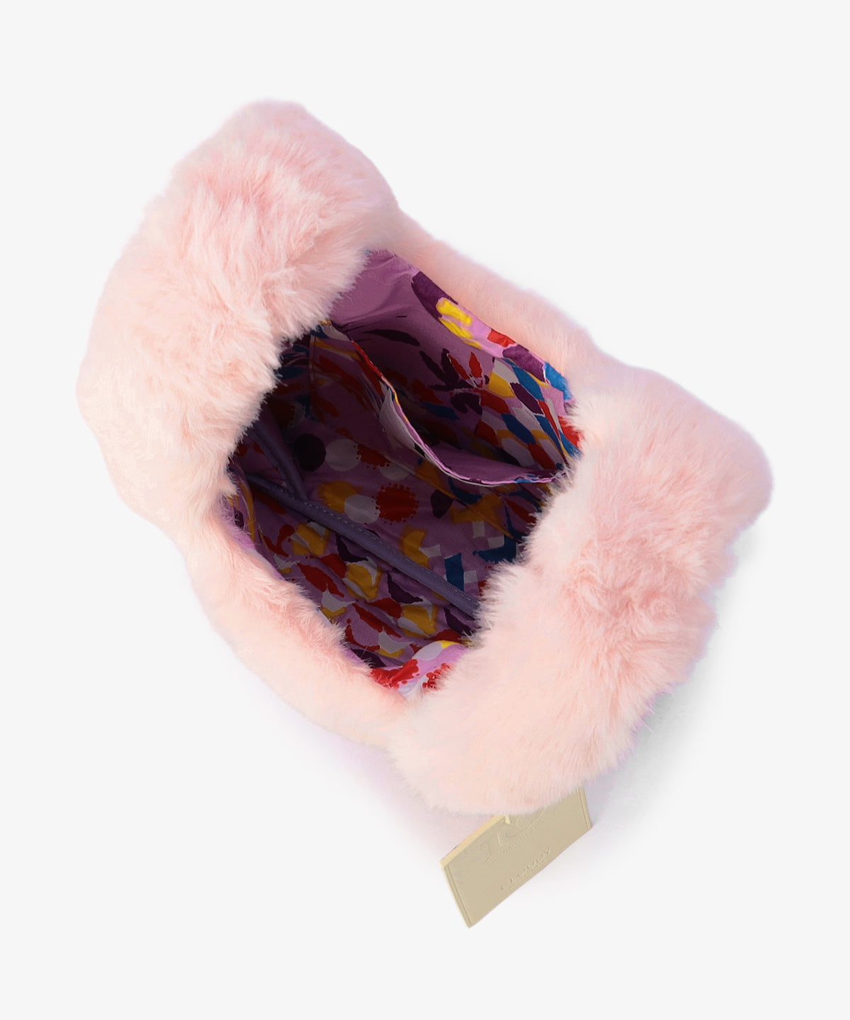 エコファーコンビニバッグ PINKxPURPLE