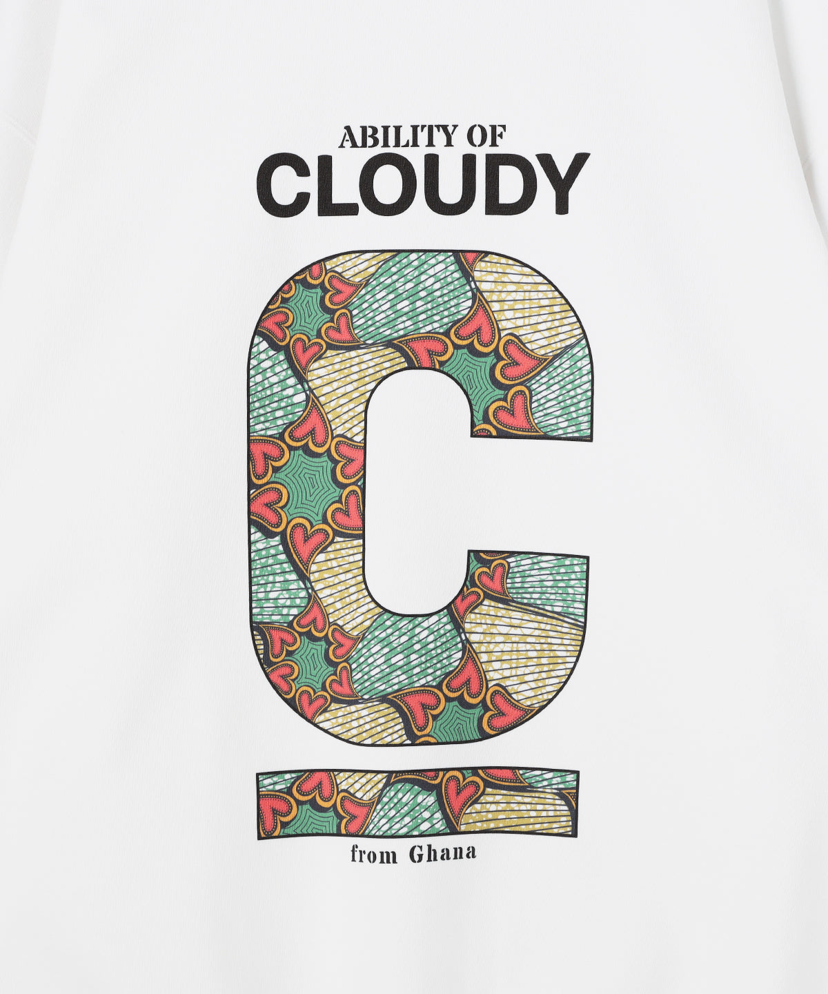 スウェットシャツ Ability of CLOUDY WHITE