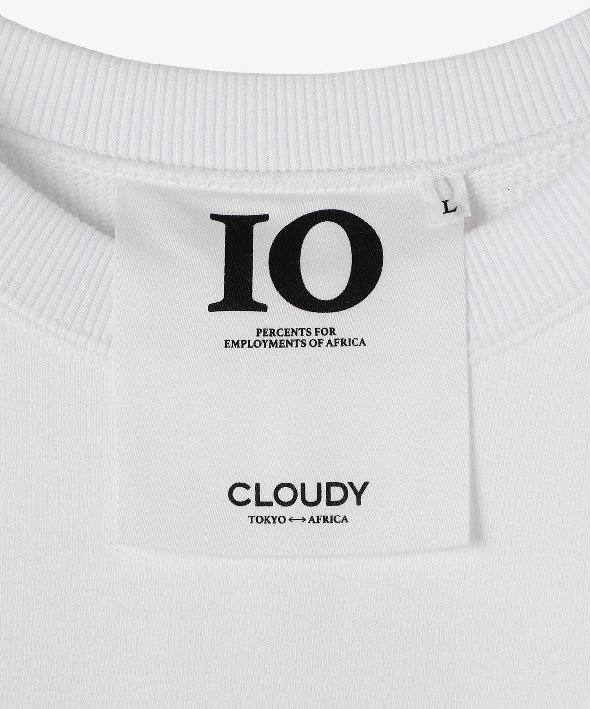【予約:11月下旬発送予定】スウェットシャツ Ability of CLOUDY WHITE
