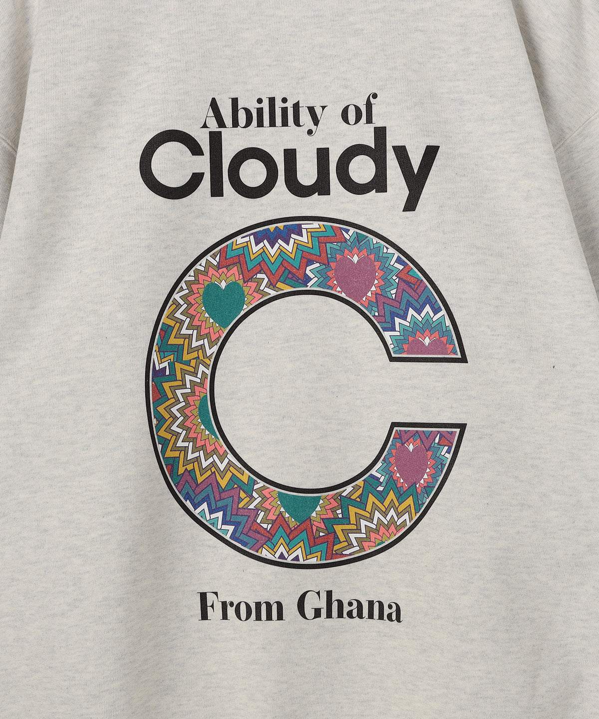 【予約:11月下旬発送予定】スウェットシャツ Ability of CLOUDY GRAY