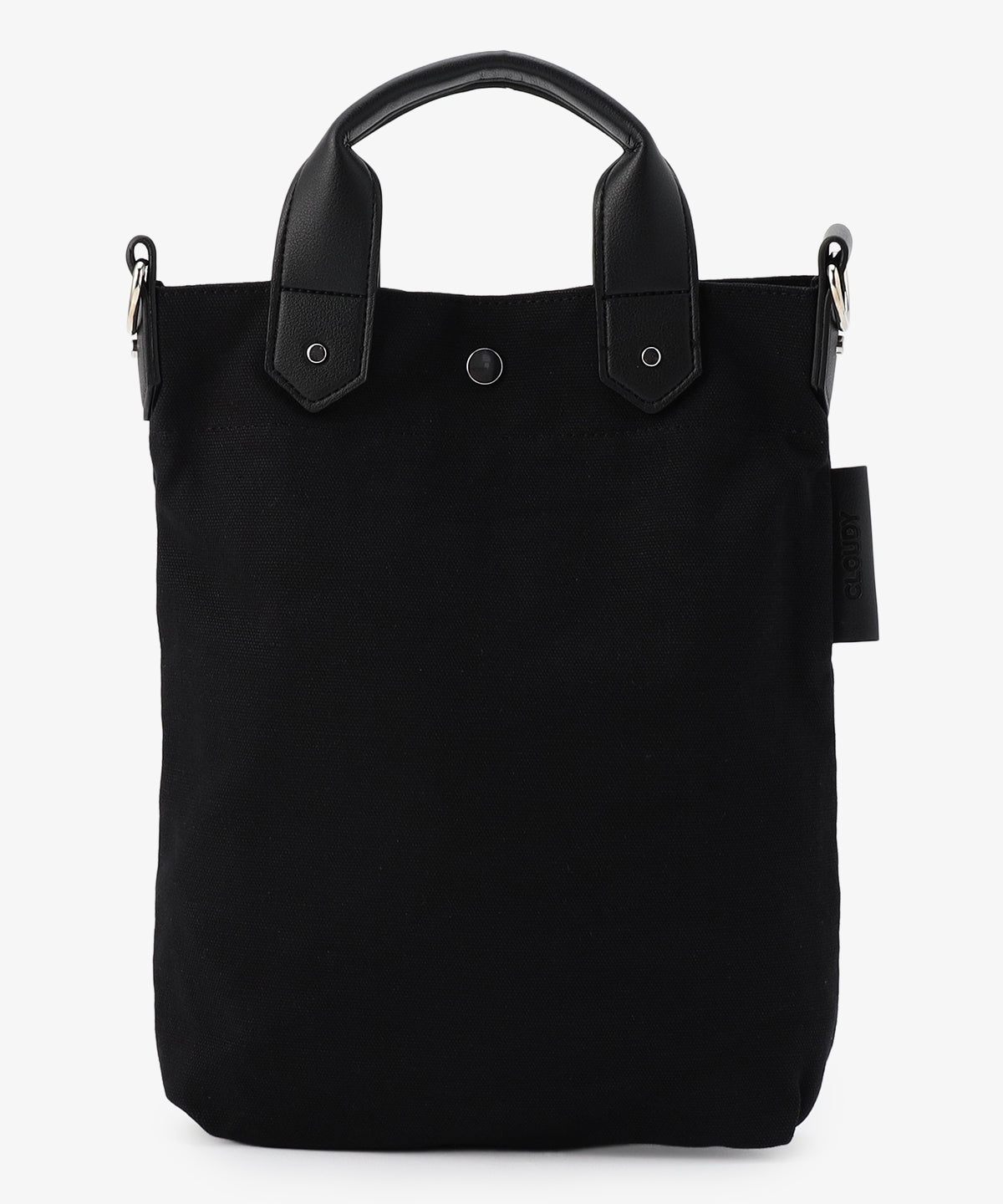 キャンバスショルダーバッグ (Sサイズ) BLACK