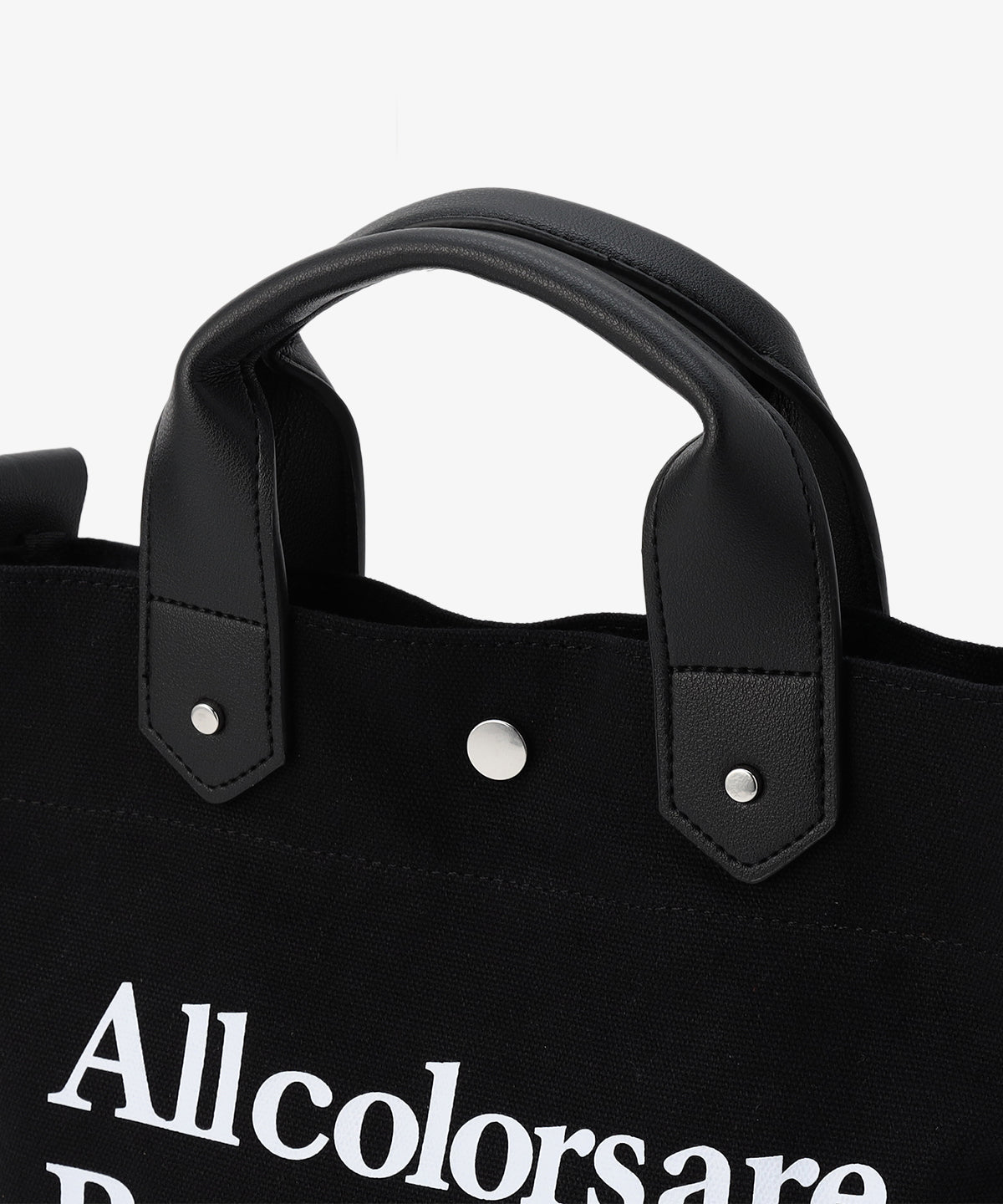 キャンバスショルダーバッグ (Sサイズ) BLACK