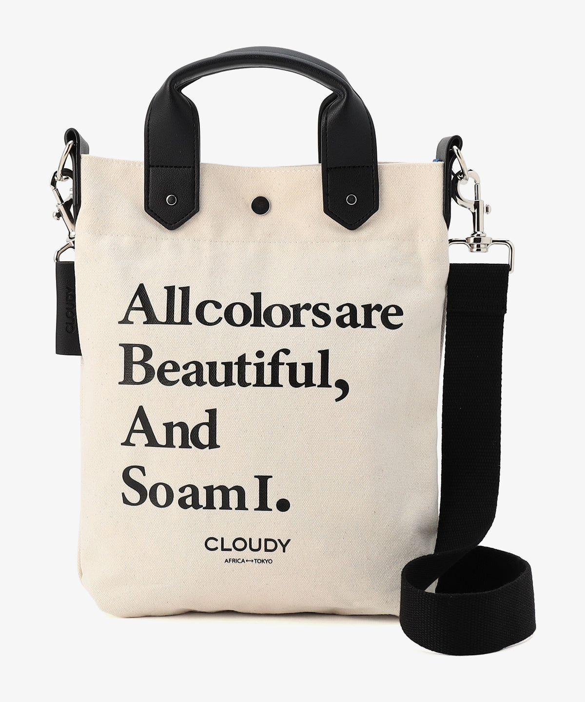 キャンバスショルダーバッグ (Sサイズ) IVORY