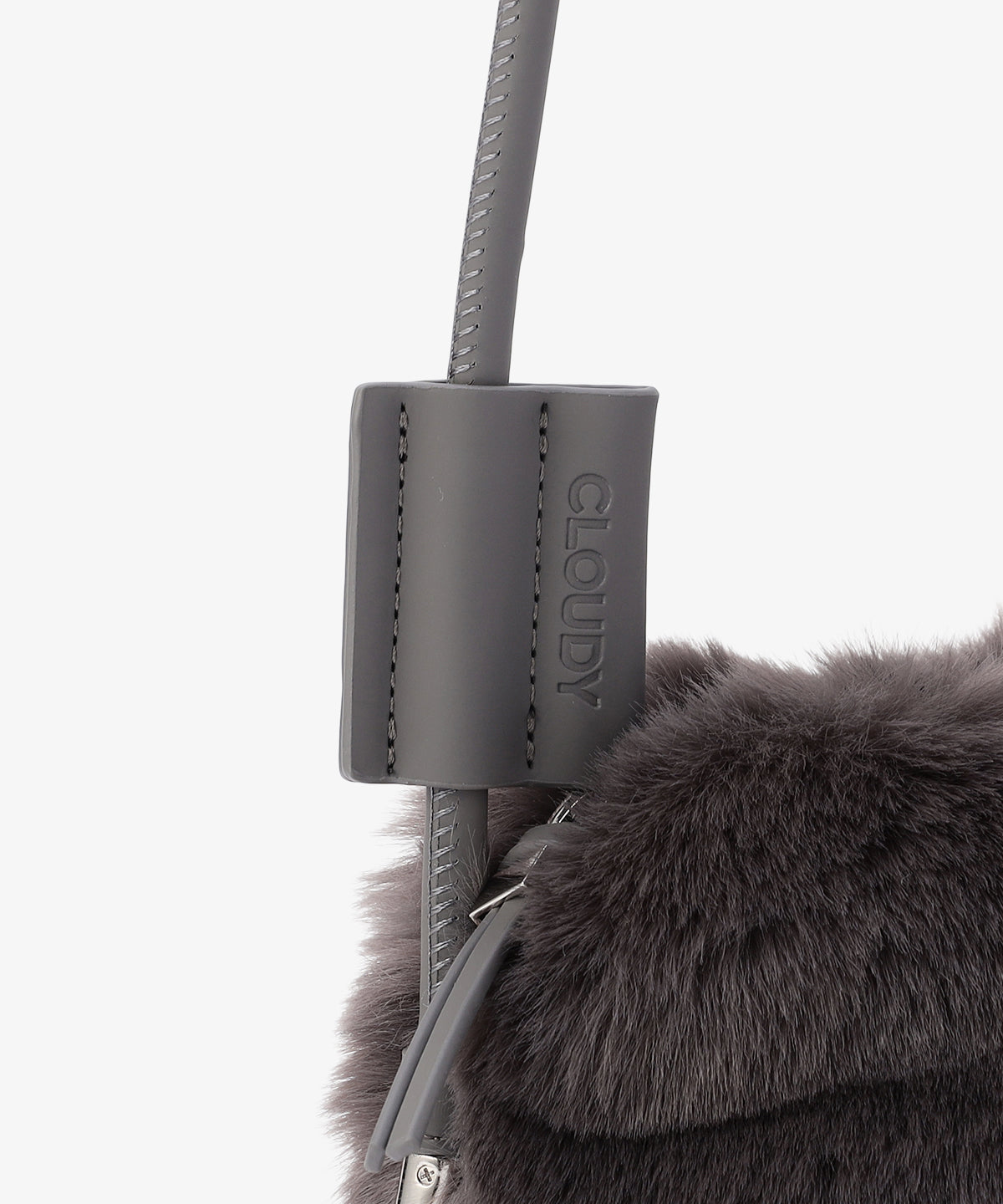 エコファーミニショルダーバッグ CHARCOAL