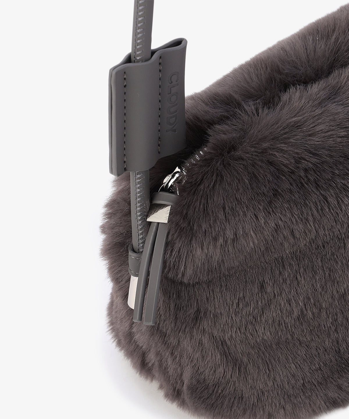 エコファーミニショルダーバッグ CHARCOAL