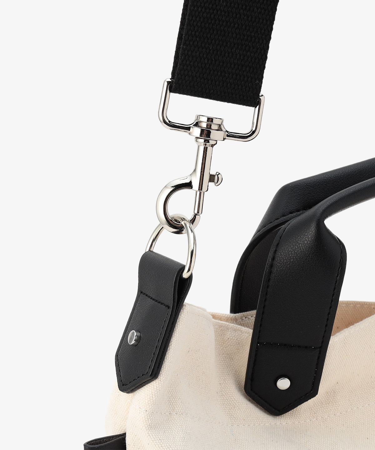 キャンバスショルダーバッグ (Mサイズ) IVORY