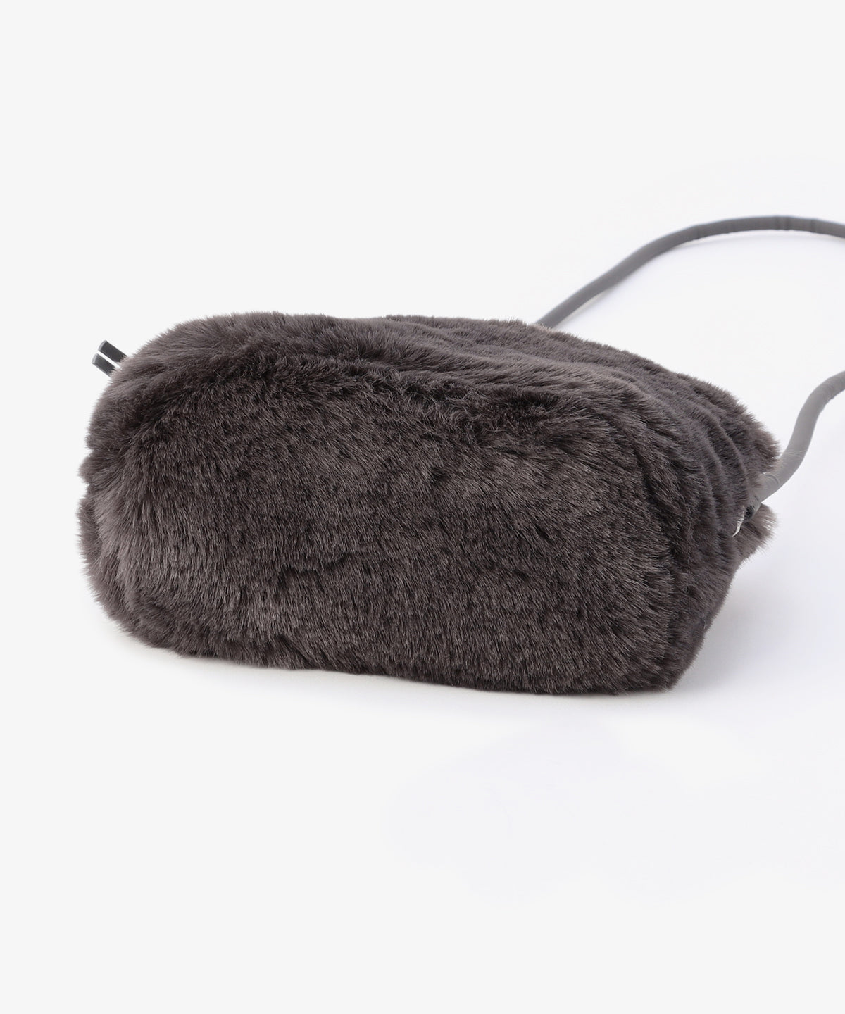 エコファーミニショルダーバッグ CHARCOAL