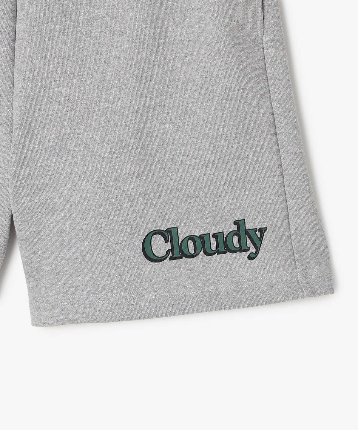 CLOUDYプリントハーフパンツ GRAY