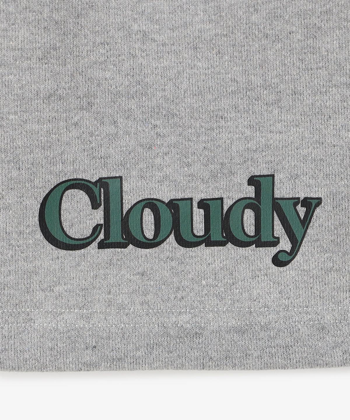 CLOUDYプリントハーフパンツ GRAY