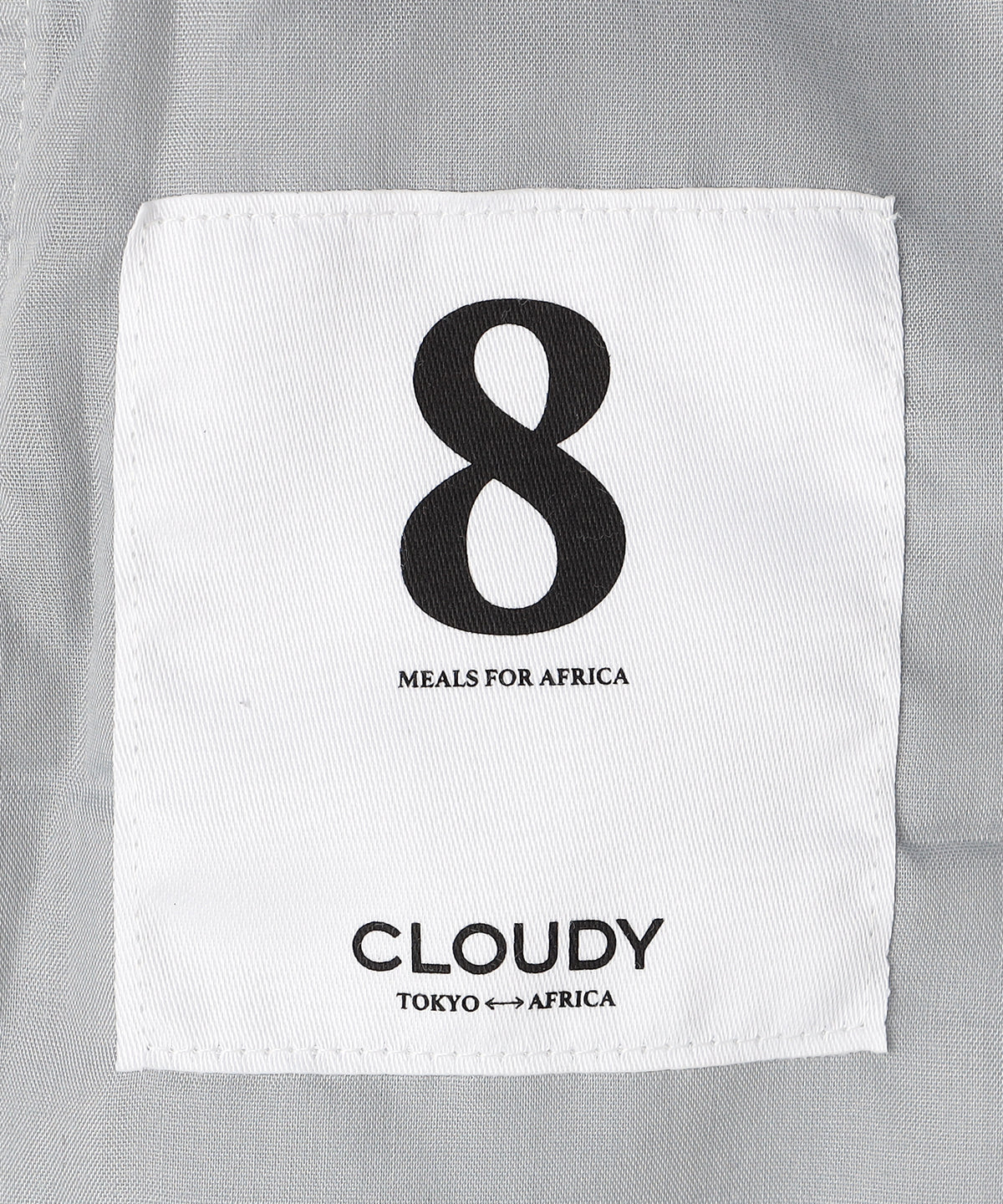 CLOUDYプリントハーフパンツ GRAY