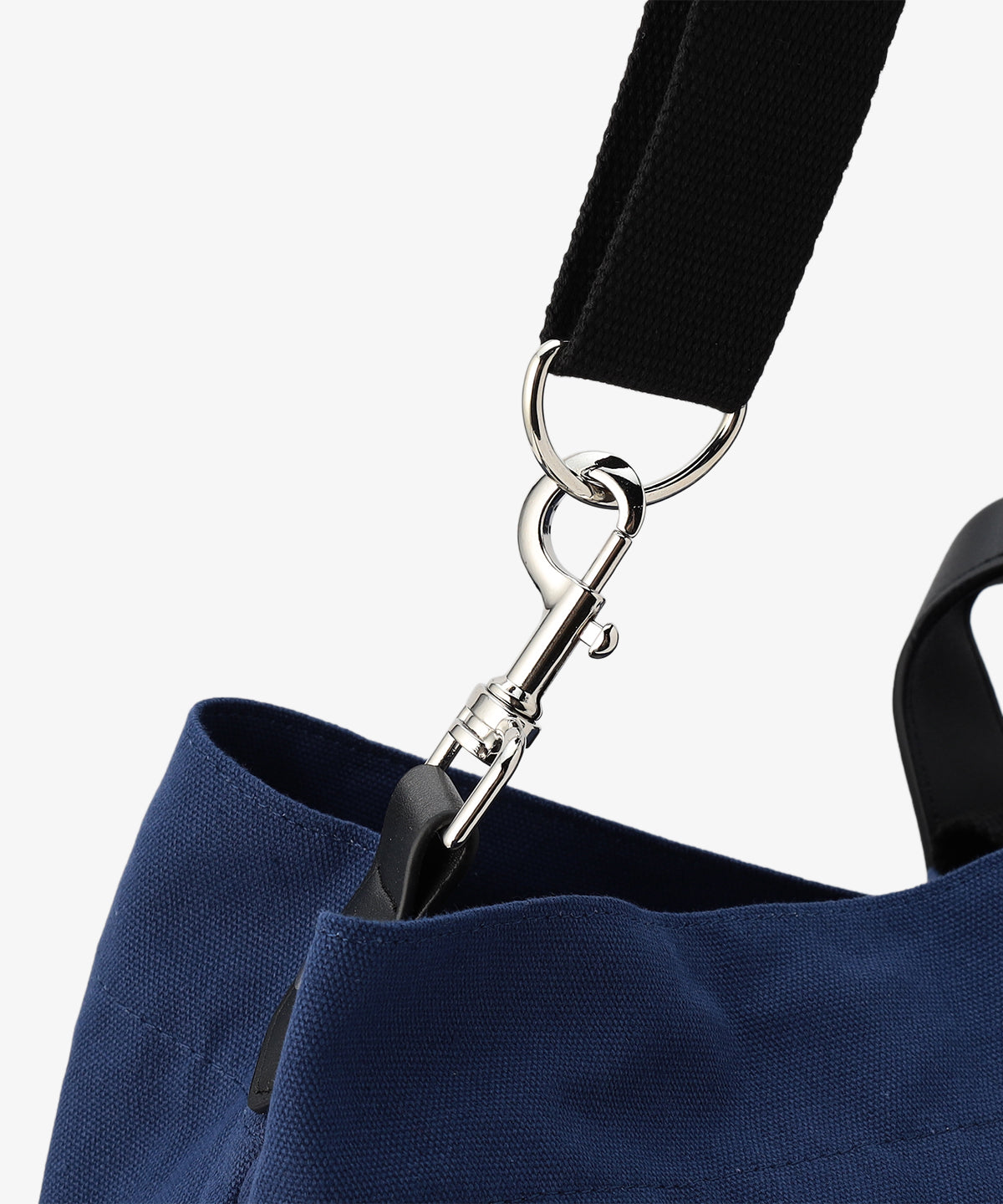 キャンバスショルダーバッグ (Lサイズ) NAVY