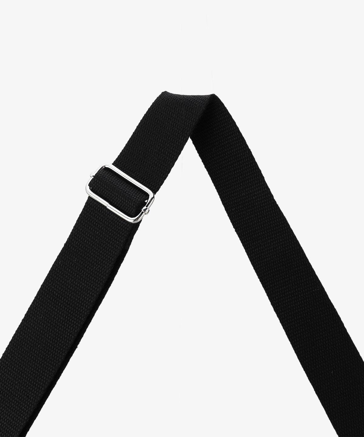 キャンバスショルダーバッグ (Lサイズ) BLACK