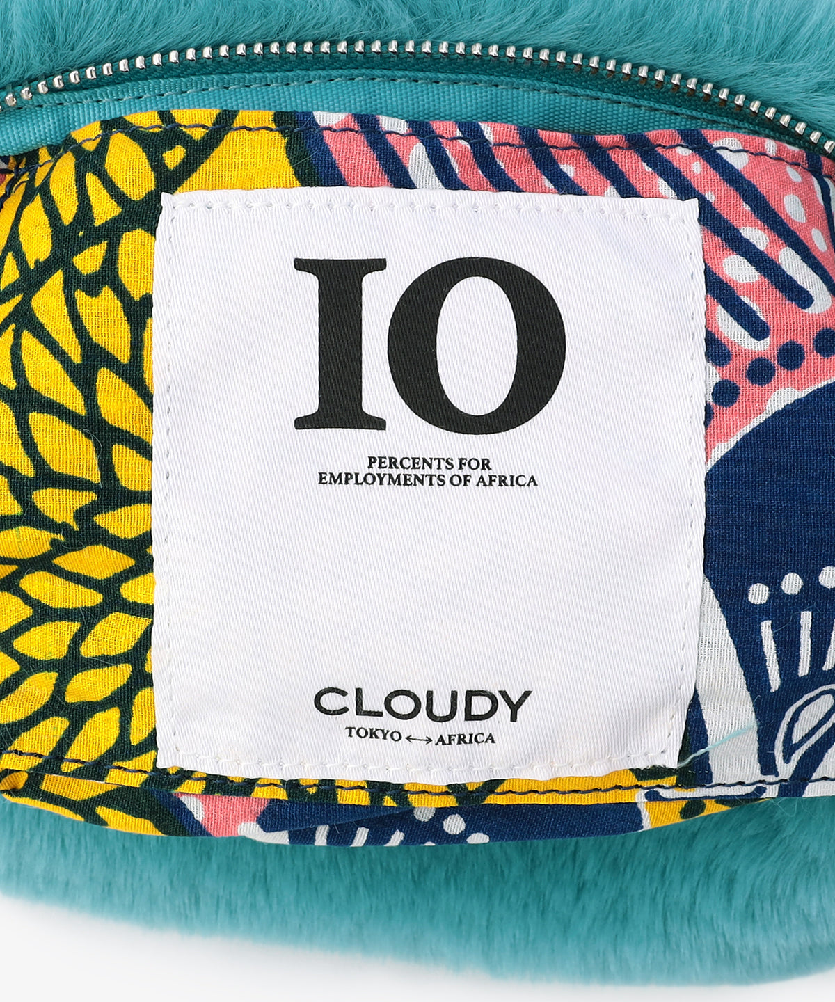 エコファーミニショルダーバッグ BLUE