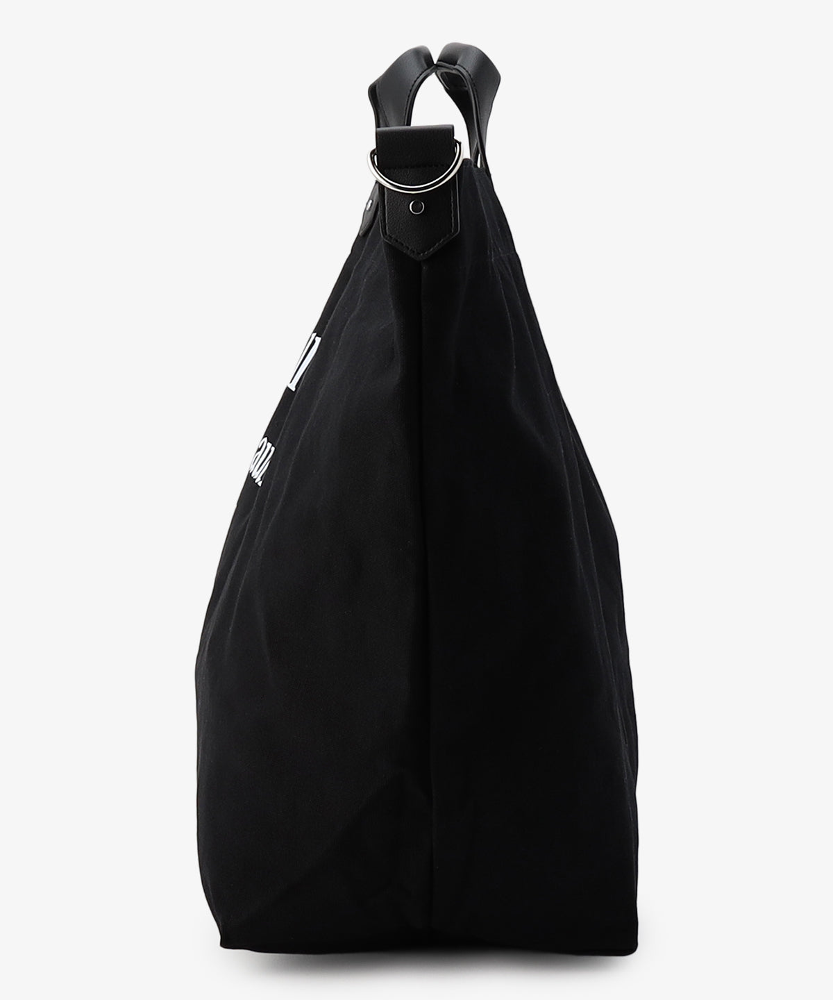 キャンバスショルダーバッグ (Lサイズ) BLACK