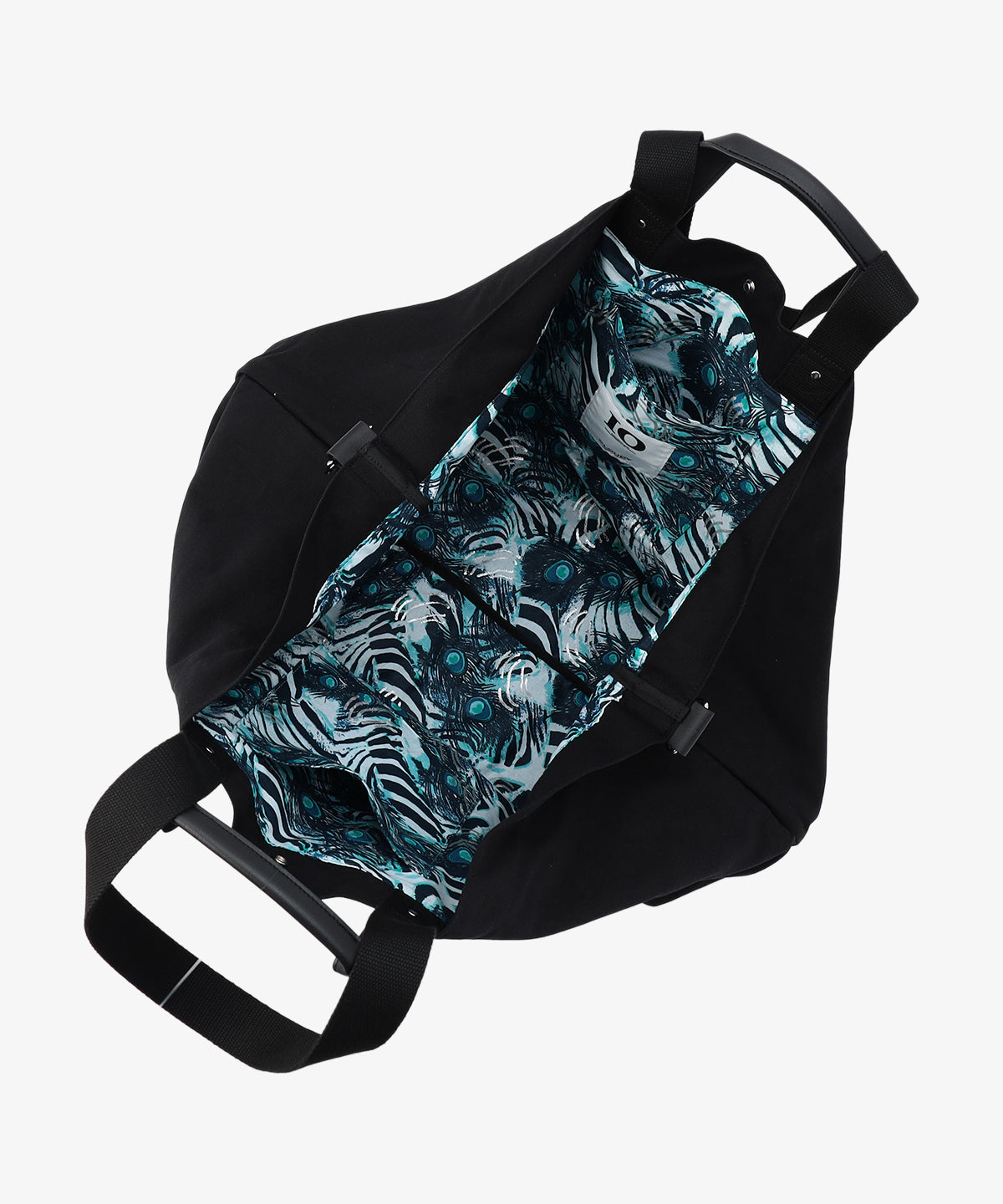 キャンバスショルダーバッグ (Lサイズ) BLACK