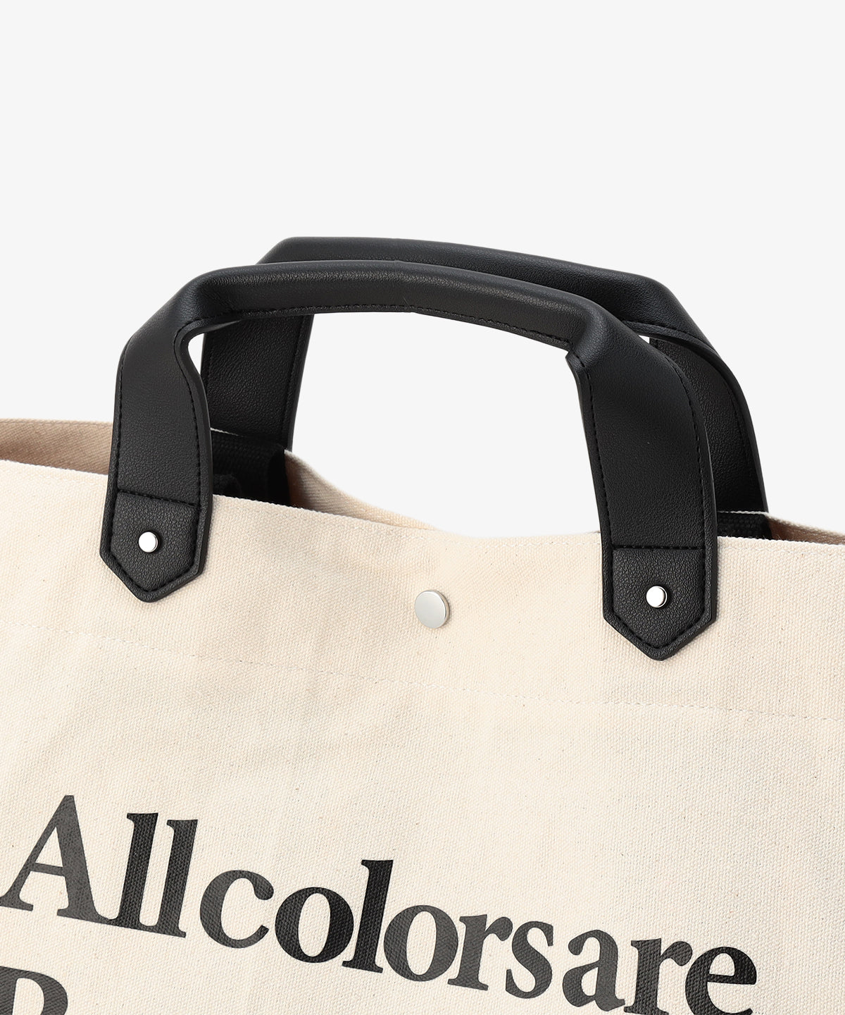 キャンバスショルダーバッグ (Lサイズ) IVORY