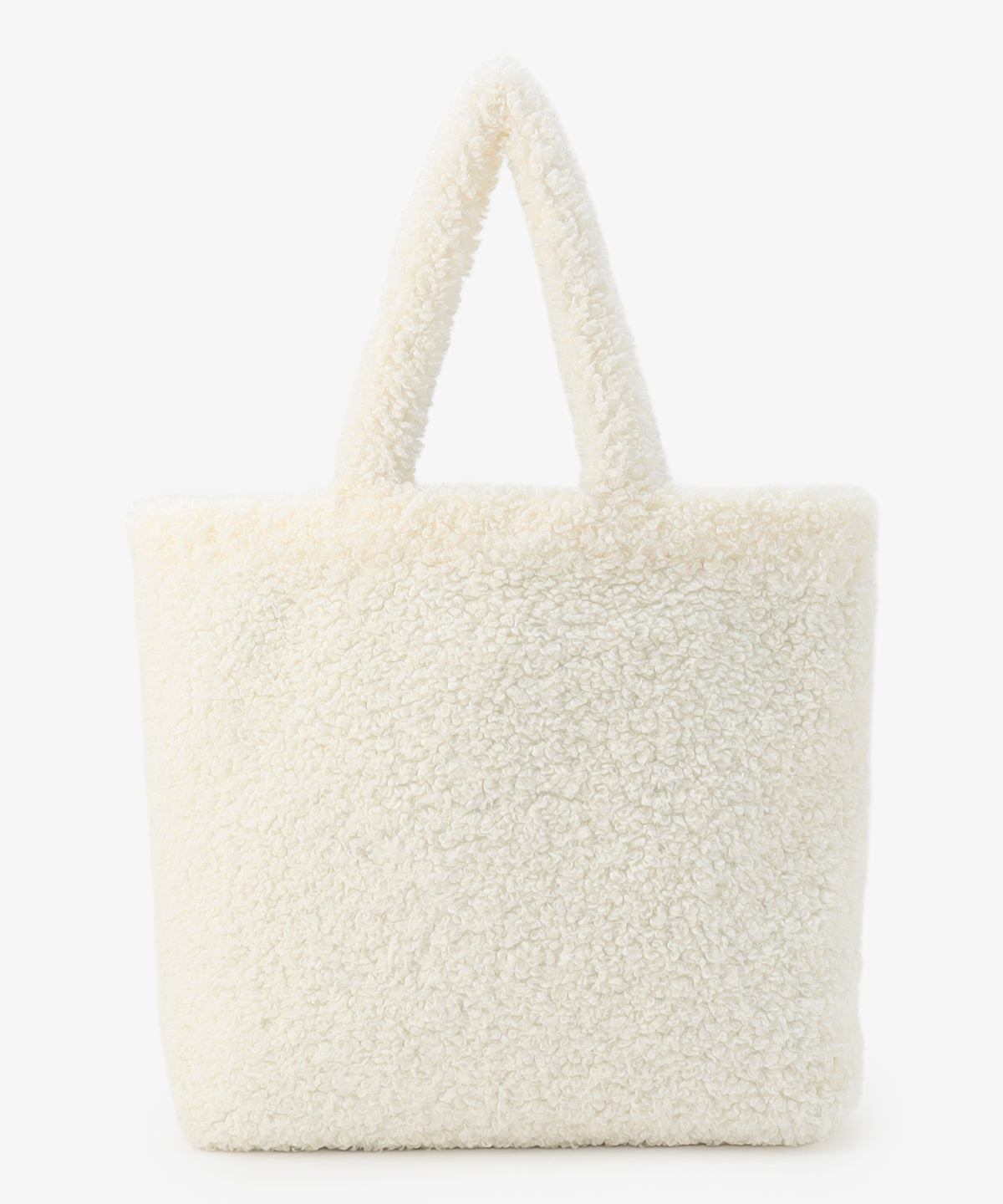 ボアトートバッグ WHITE