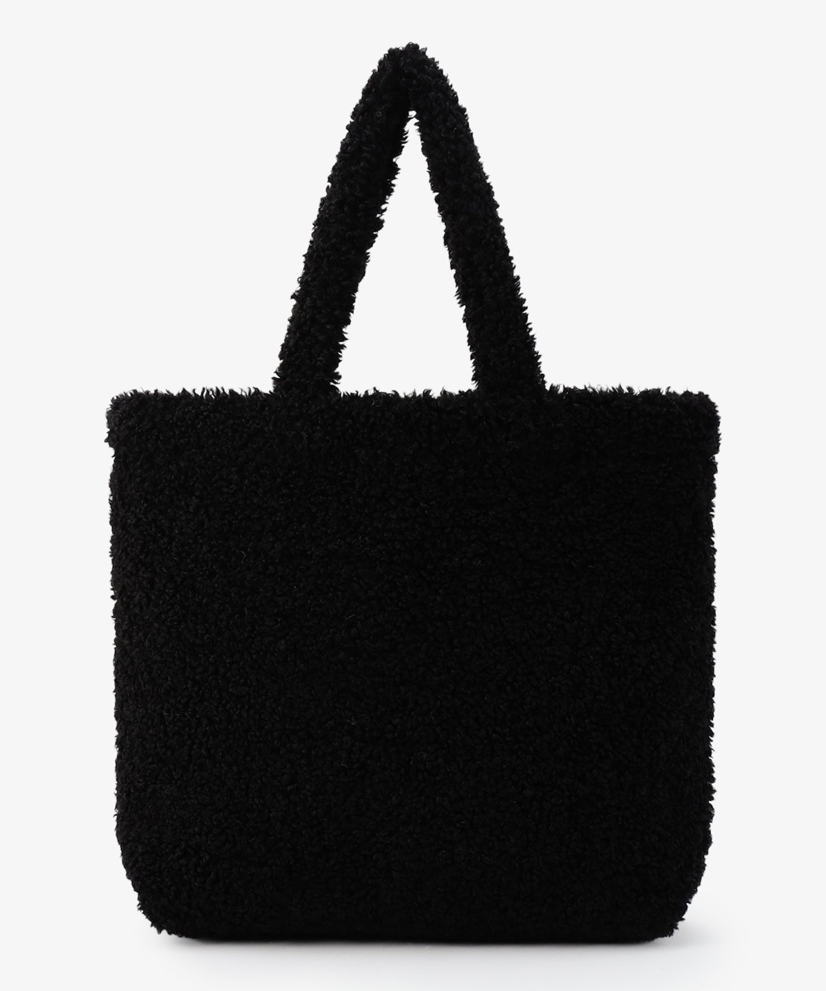 ボアトートバッグ BLACK
