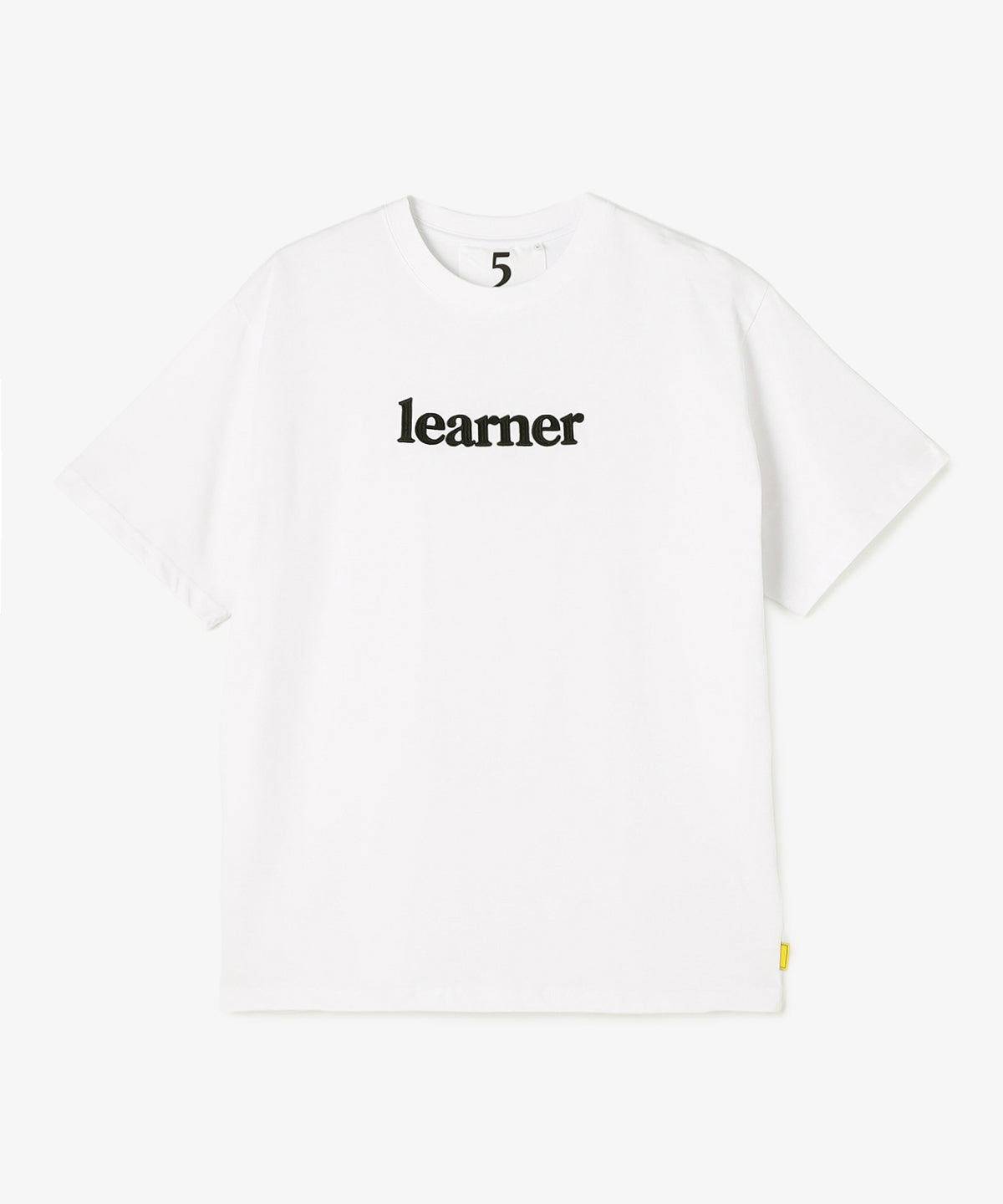 Lunch T-shirts learner刺繍 WHITE