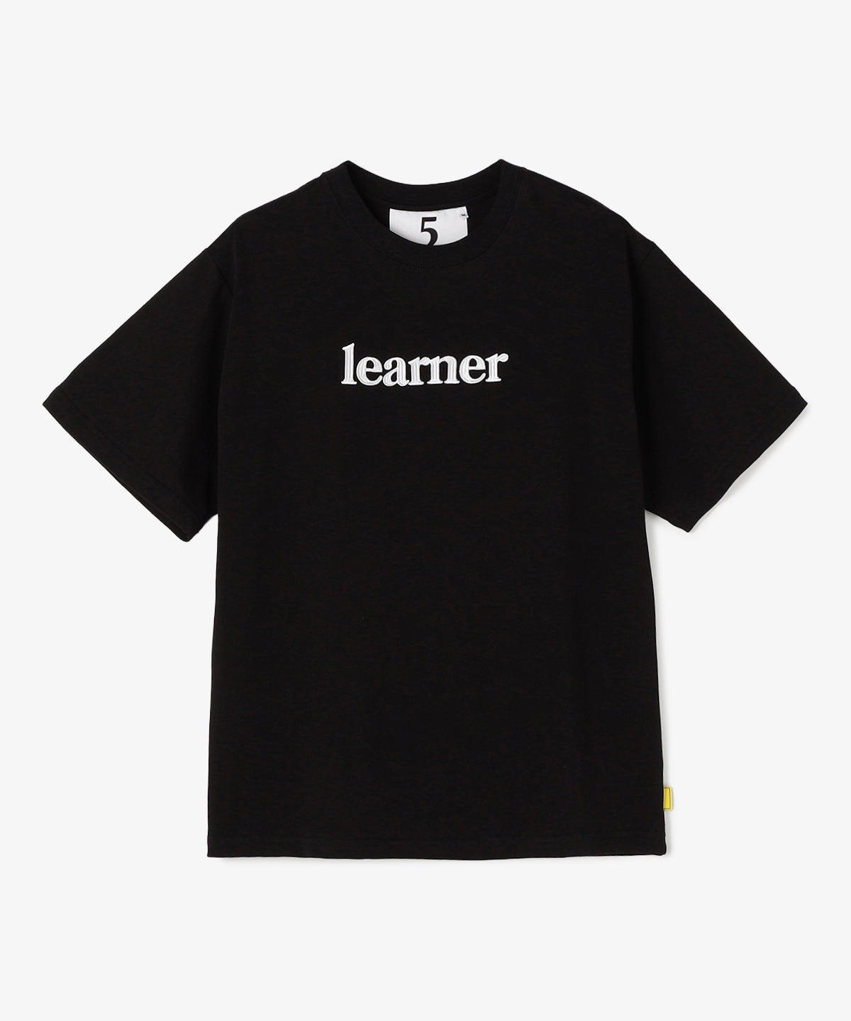 Lunch T-shirts learner刺繍 BLACK